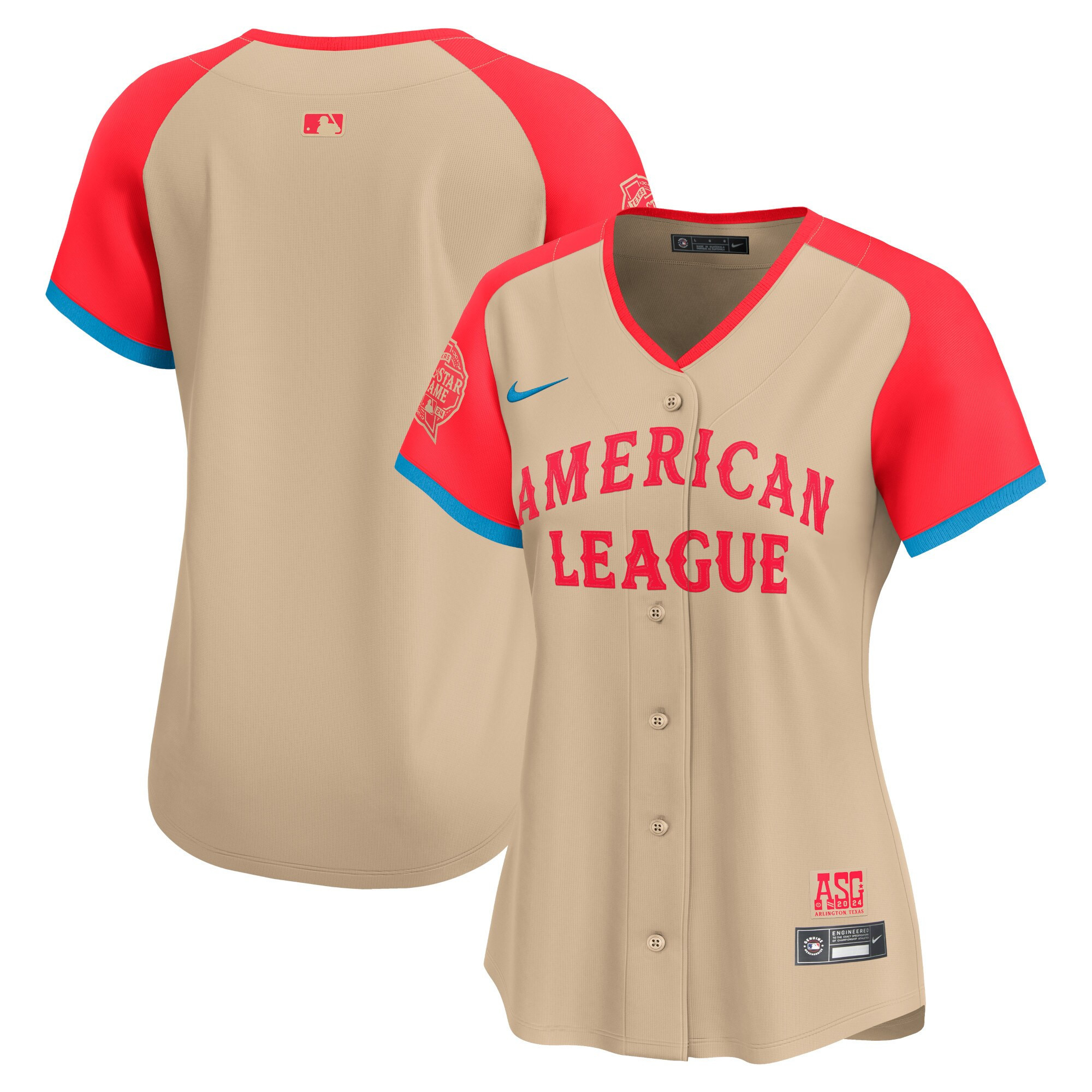 American League 2024 All-Star Game Limited Jersey - Cream - All Stitched