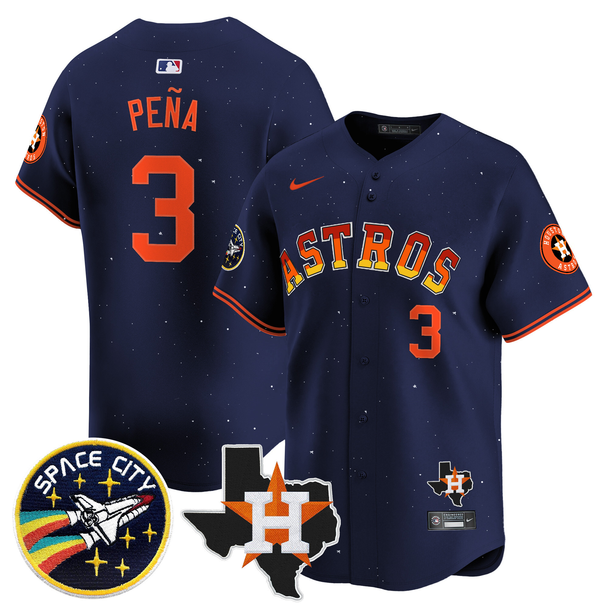 Astros 2024 “Rainbow Guts” Vapor Premier Limited Jersey - All Stitched