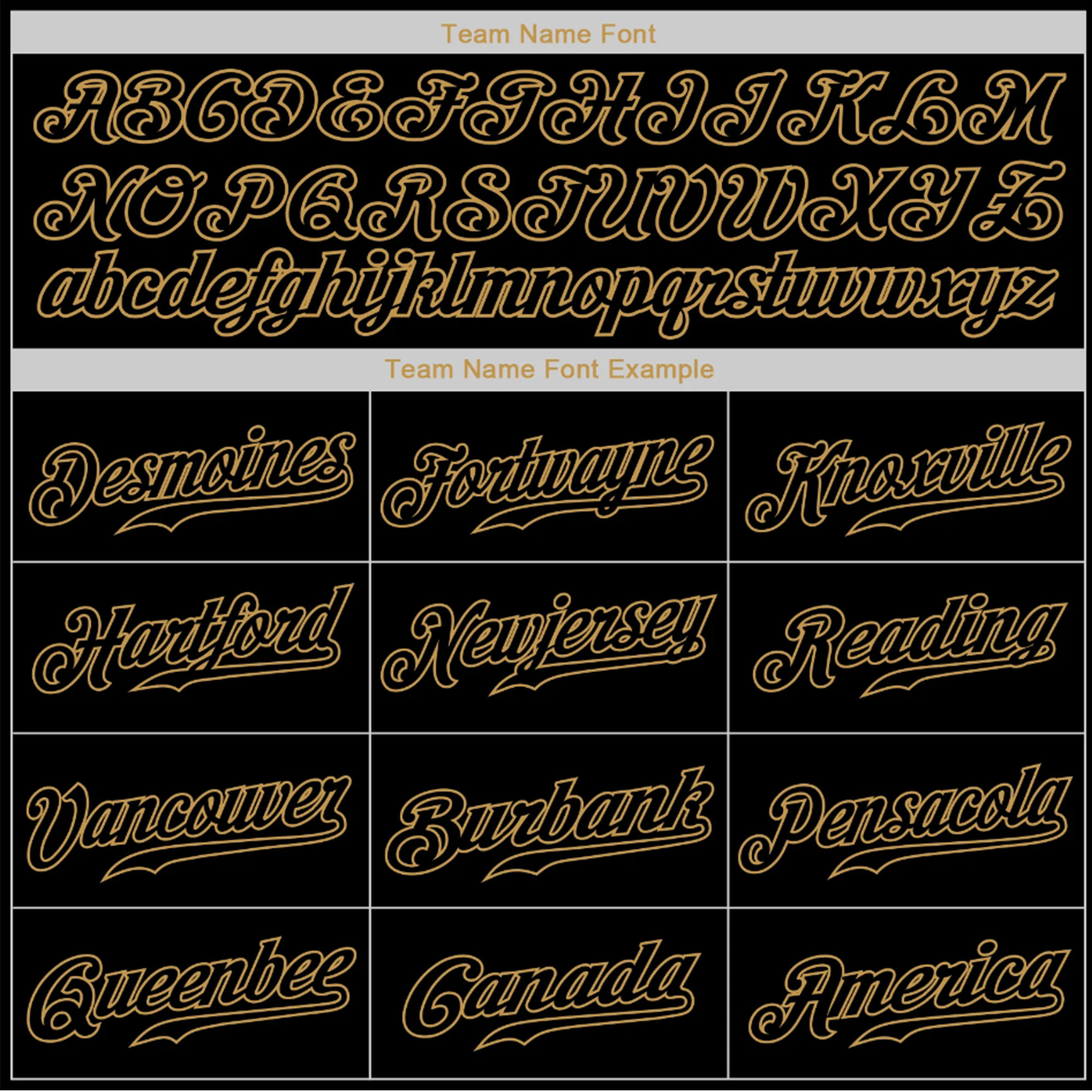 Black Black - Old Gold Custom Baseball Jersey