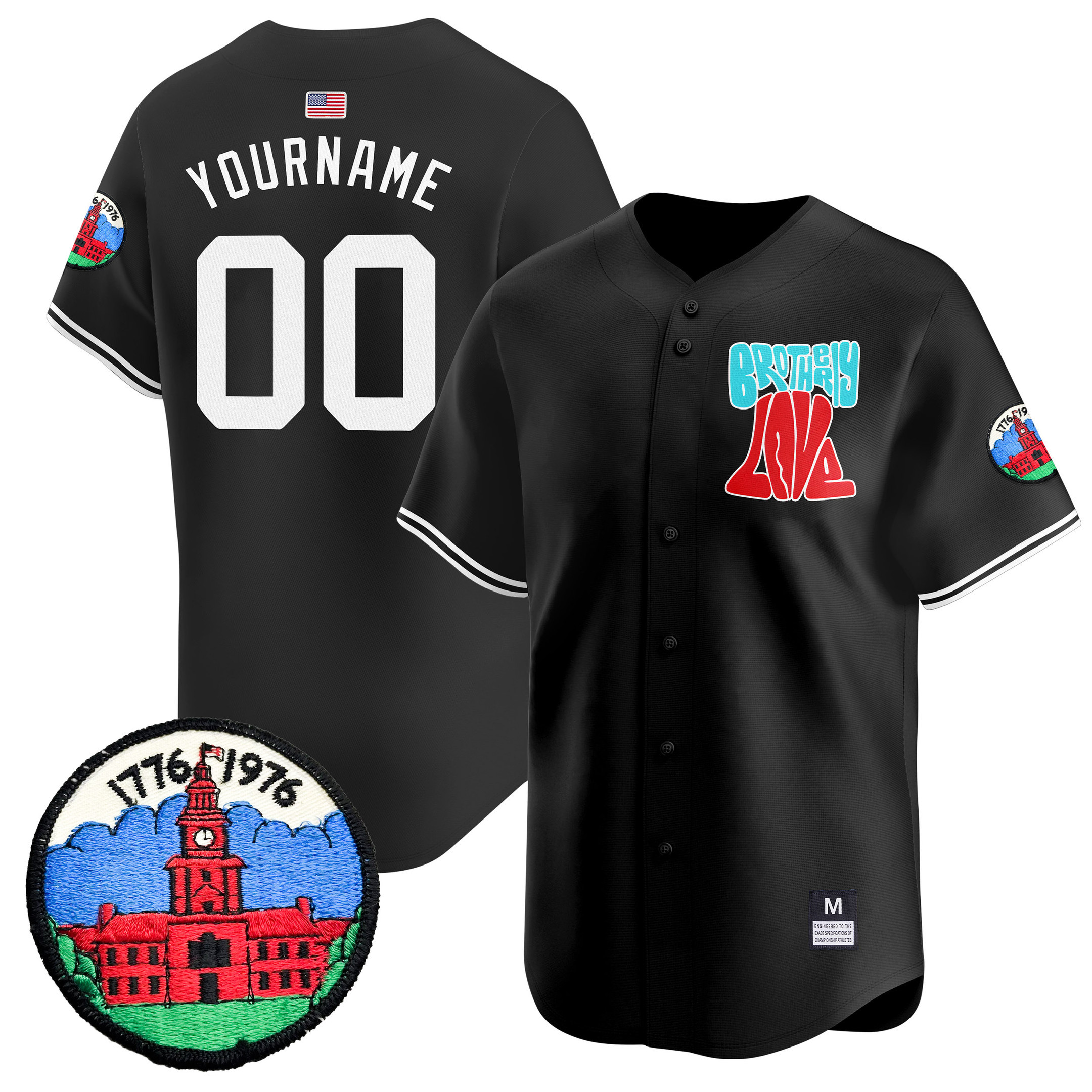 Brotherly Love Vapor Premier Limited Jersey - All Stitched