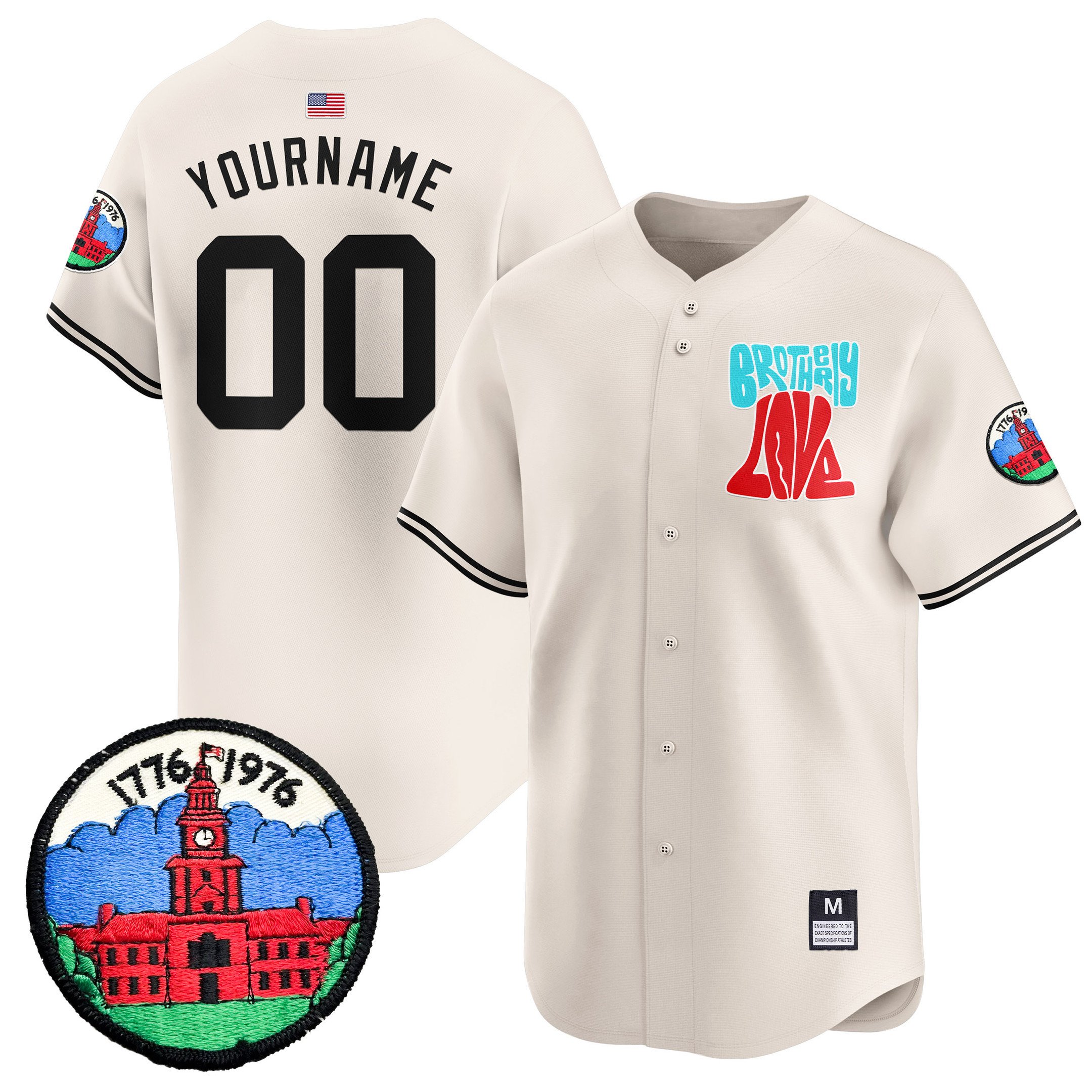 Brotherly Love Vapor Premier Limited Jersey - All Stitched