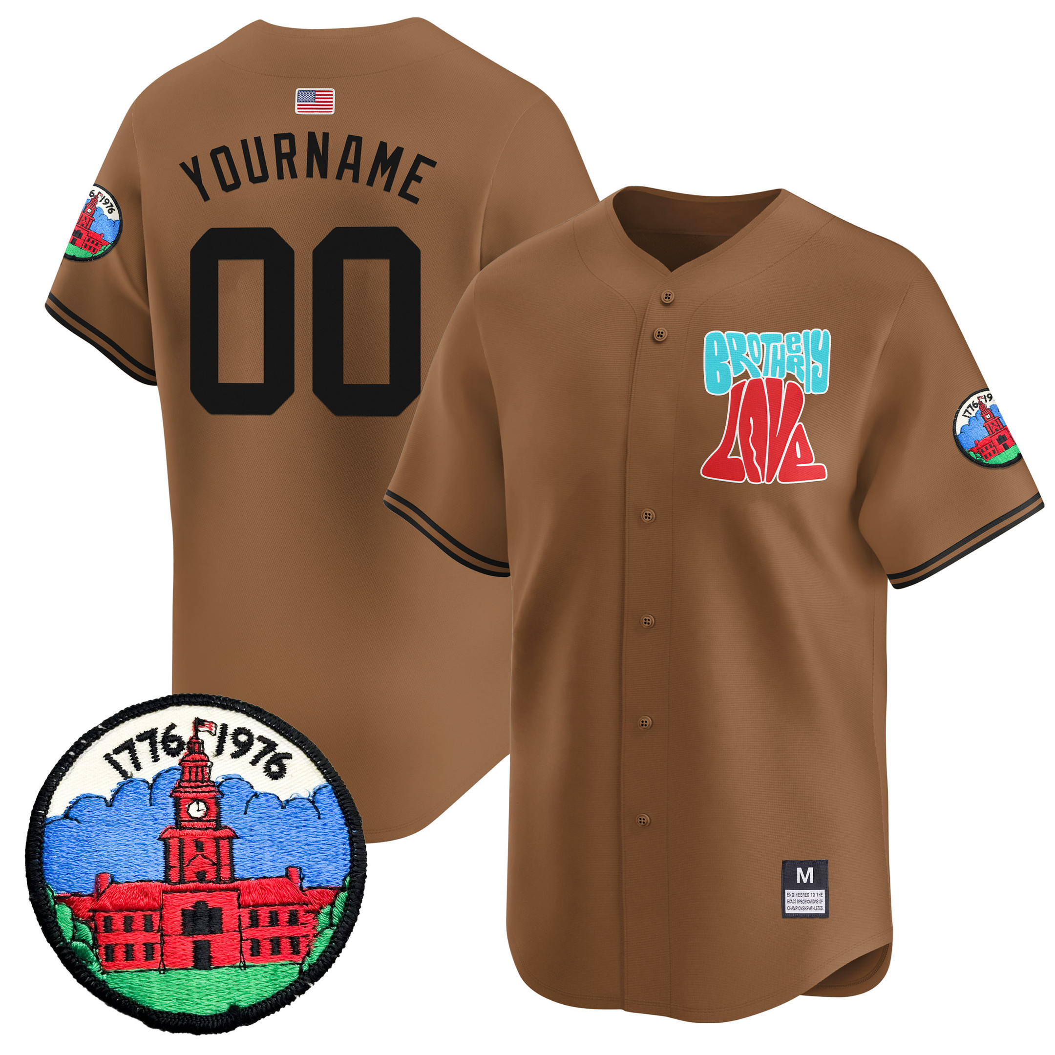 Brotherly Love Vapor Premier Limited Jersey - All Stitched