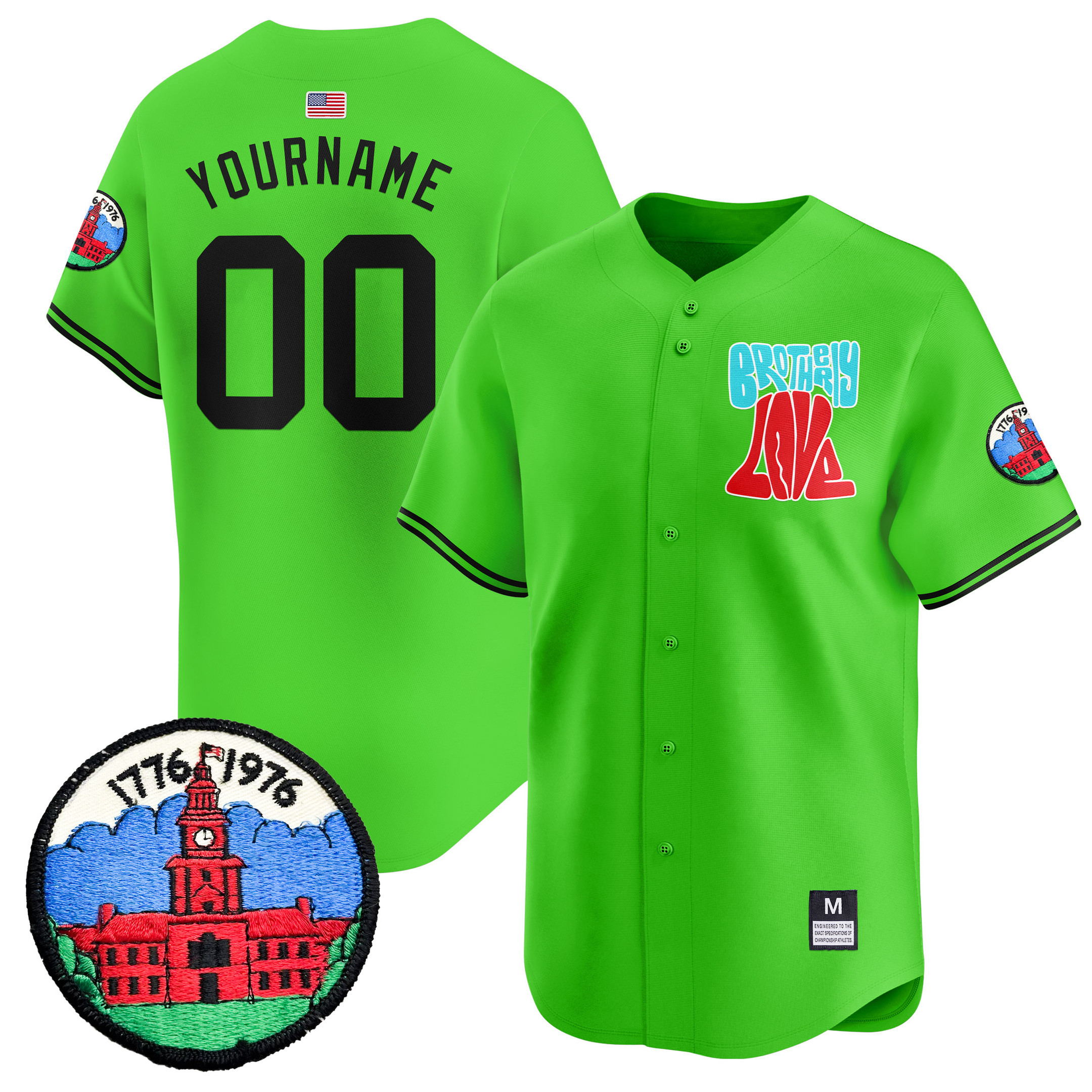 Brotherly Love Vapor Premier Limited Jersey - All Stitched