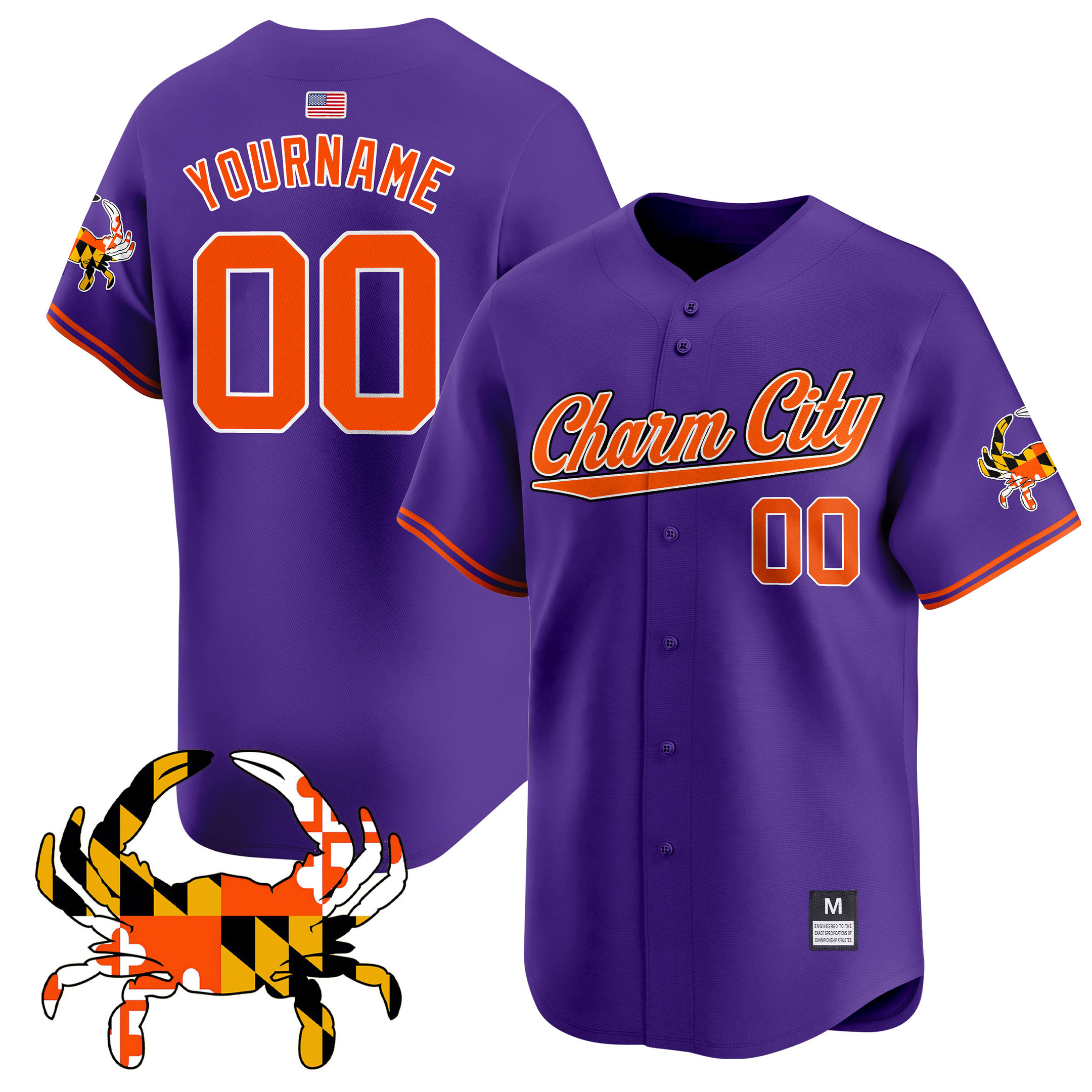 Charm City Vapor Premier Limited Jersey - All Stitched