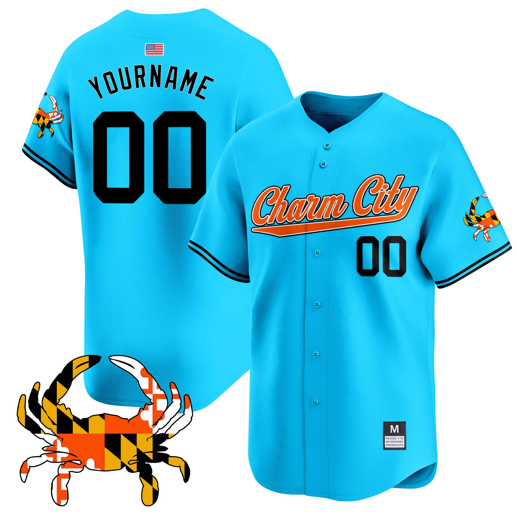 Charm City Vapor Premier Limited Jersey - All Stitched