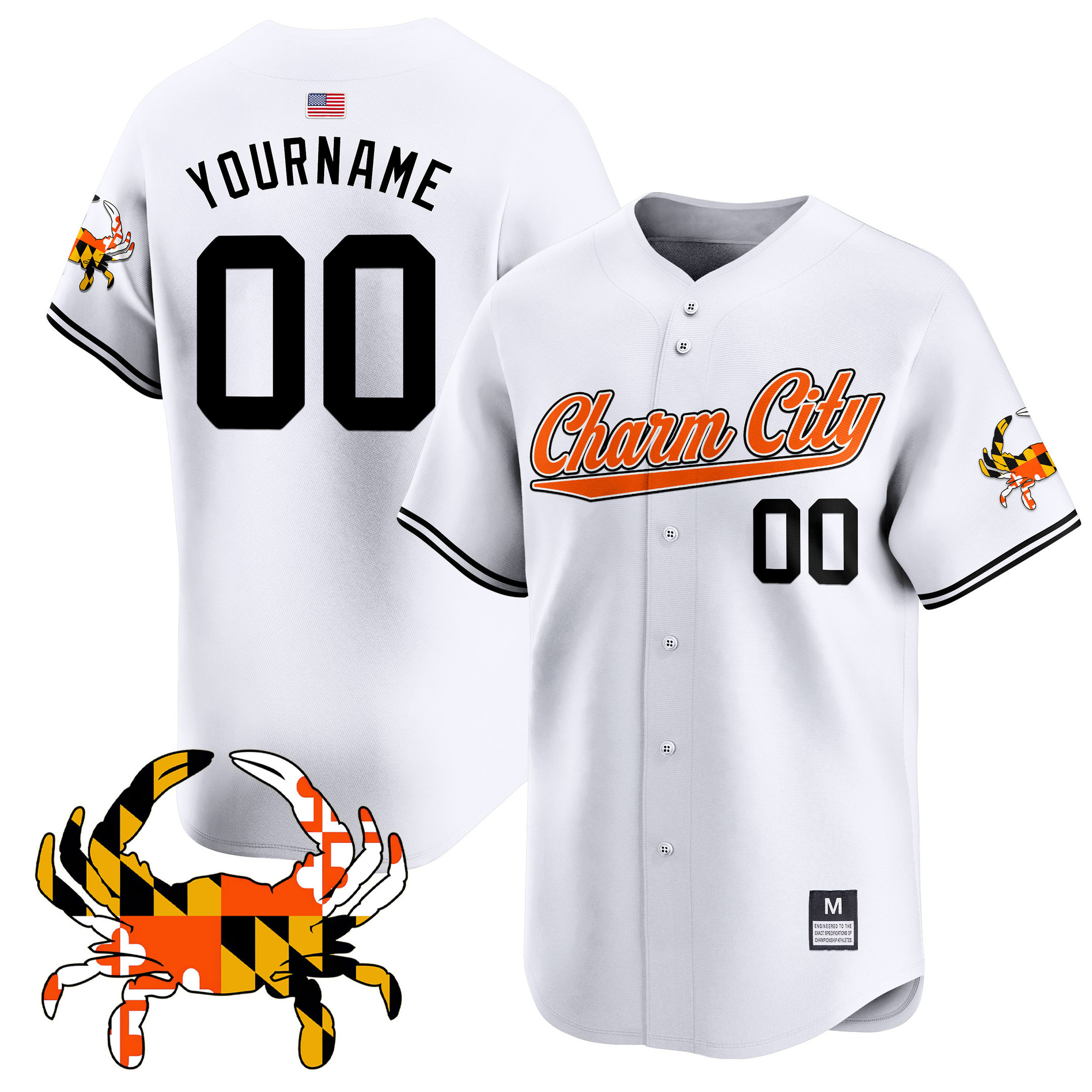 Charm City Vapor Premier Limited Jersey - All Stitched