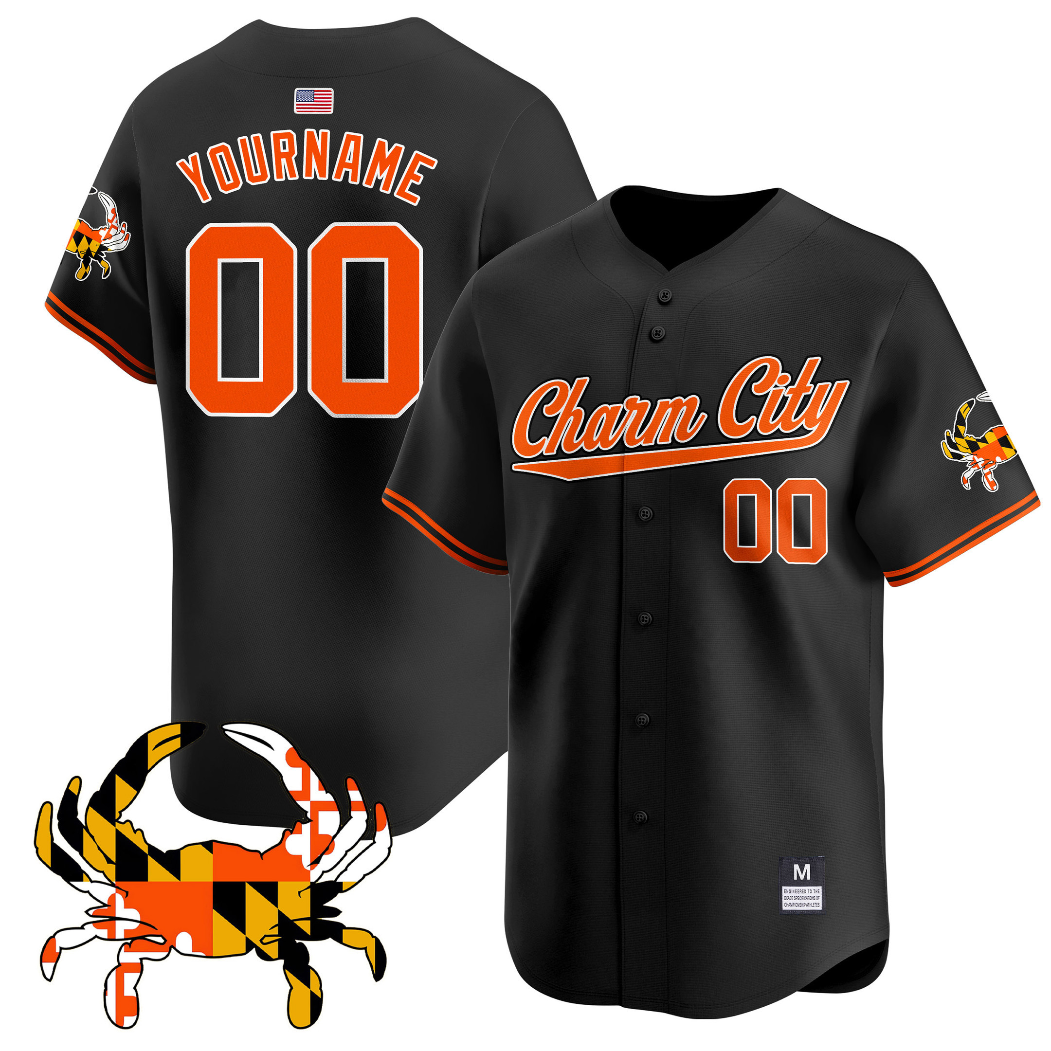 Charm City Vapor Premier Limited Jersey - All Stitched