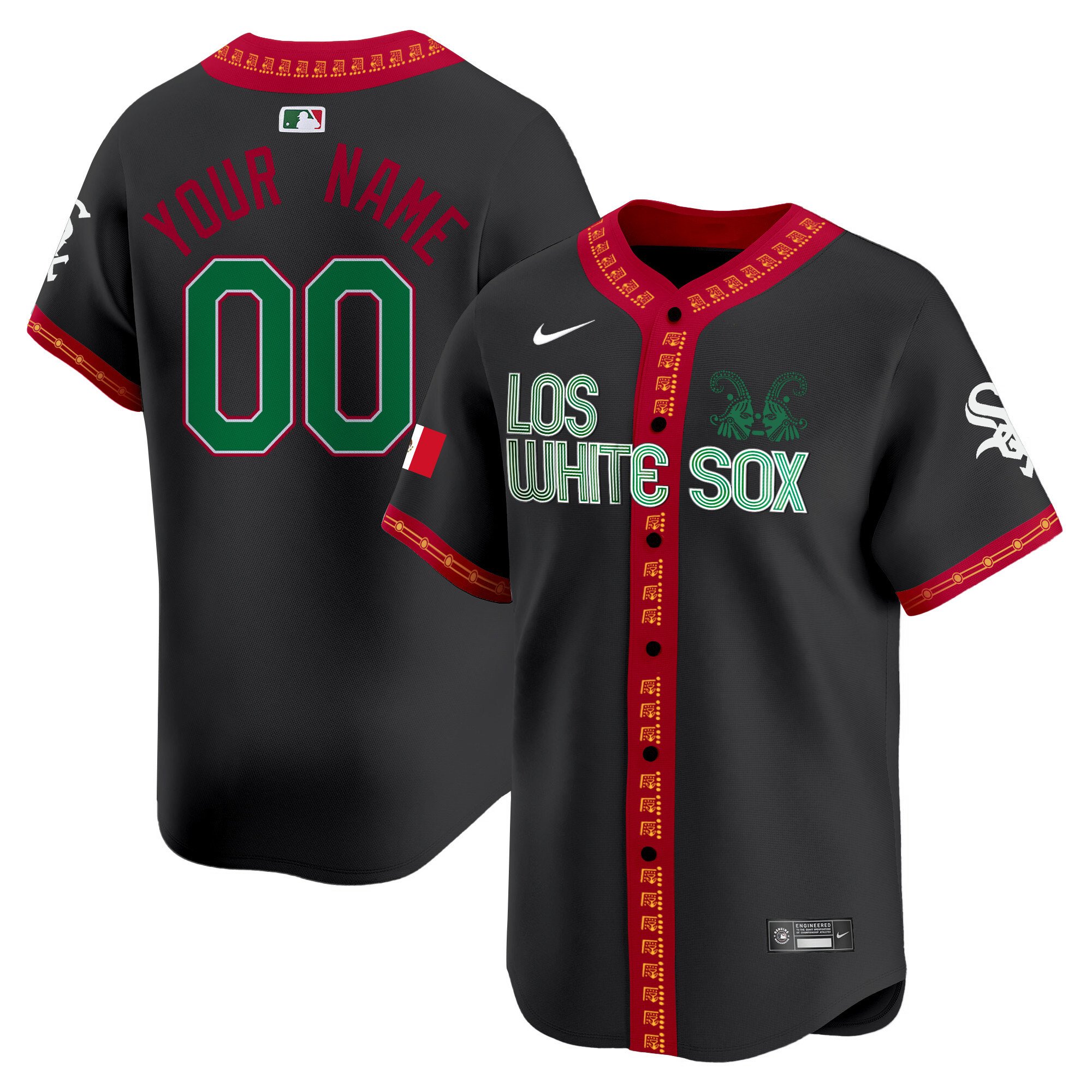 Chicago White Sox Mexico Vapor Premier Limited Custom Jersey - All Stitched