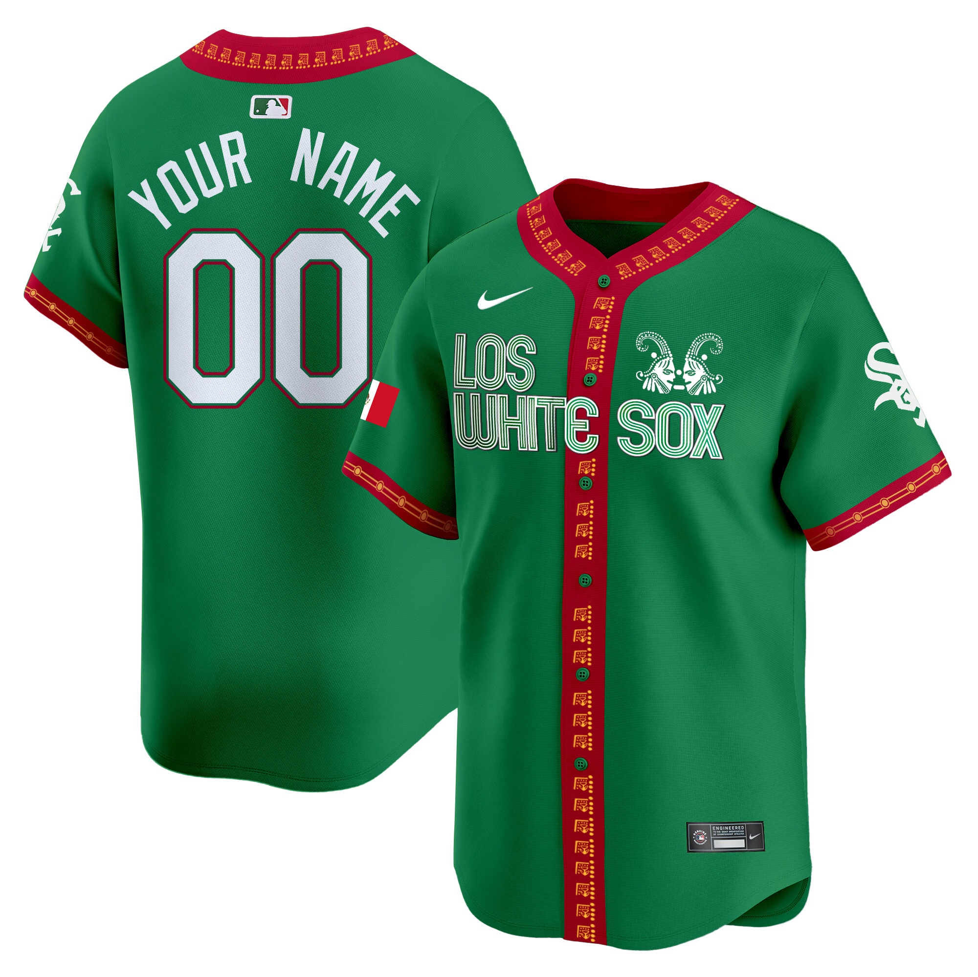 Chicago White Sox Mexico Vapor Premier Limited Custom Jersey - All Stitched