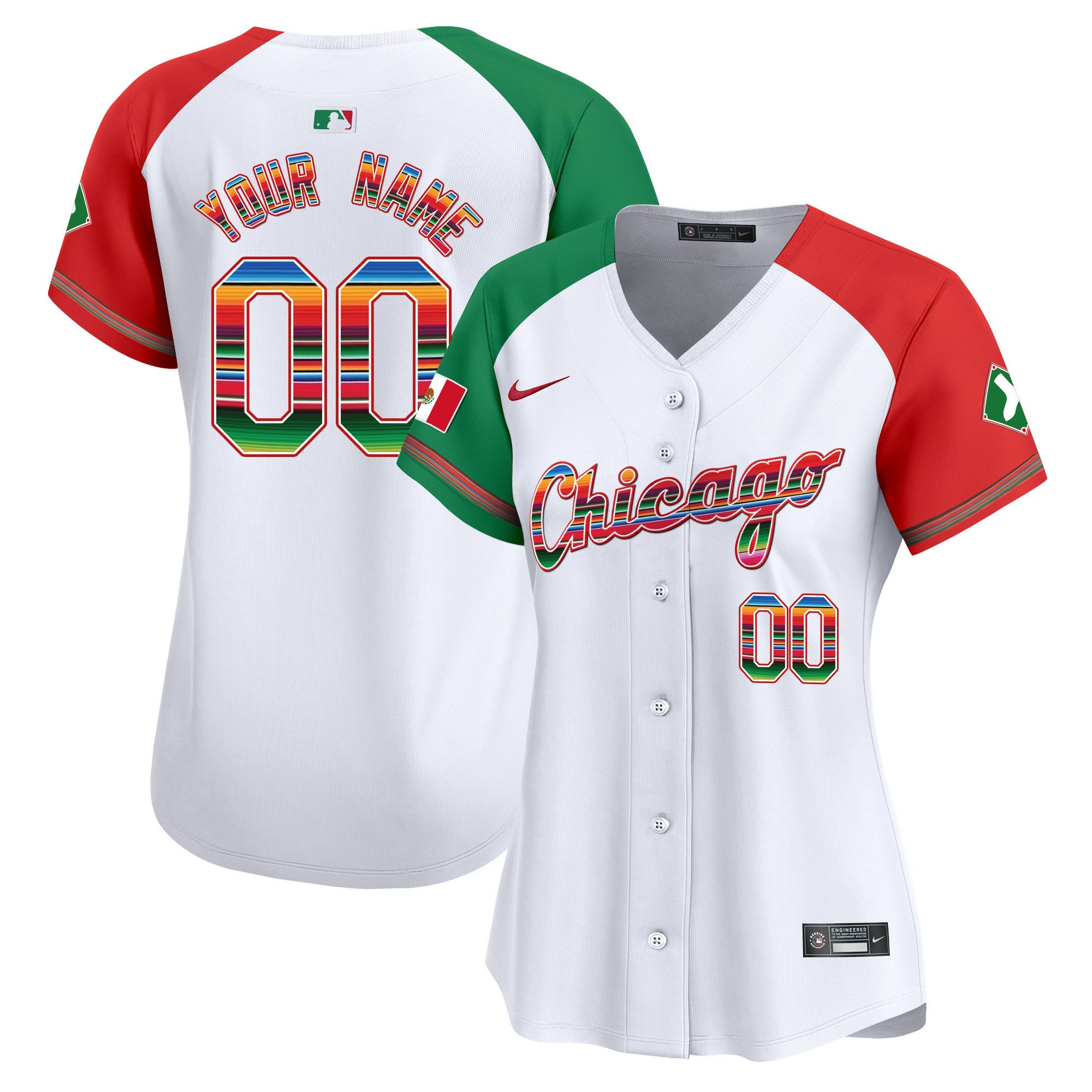 Chicago White Sox Mexico Vapor Premier Limited Custom Jersey V3- All Stitched