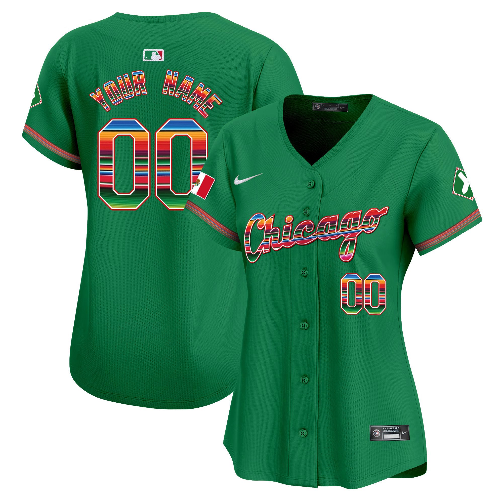 Chicago White Sox Mexico Vapor Premier Limited Custom Jersey V3- All Stitched