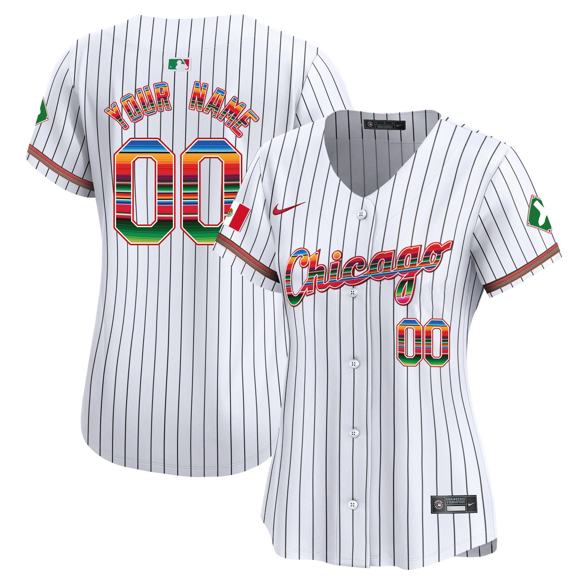Chicago White Sox Mexico Vapor Premier Limited Custom Jersey V3- All Stitched