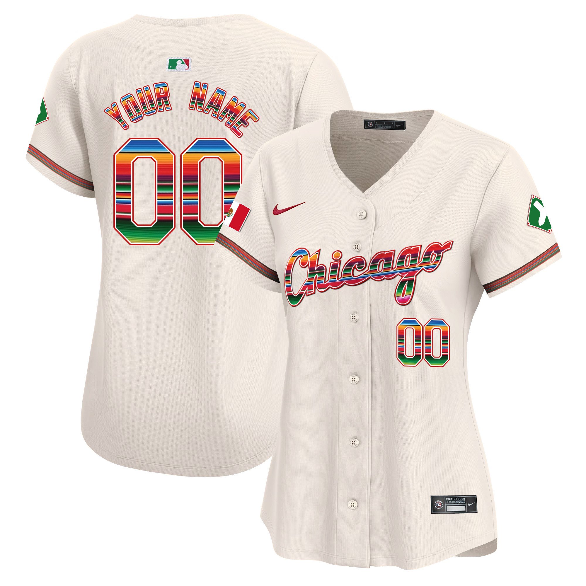 Chicago White Sox Mexico Vapor Premier Limited Custom Jersey V3- All Stitched