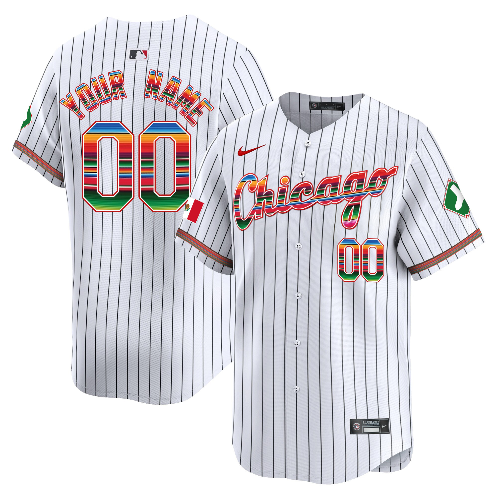 Chicago White Sox Mexico Vapor Premier Limited Custom Jersey V3- All Stitched