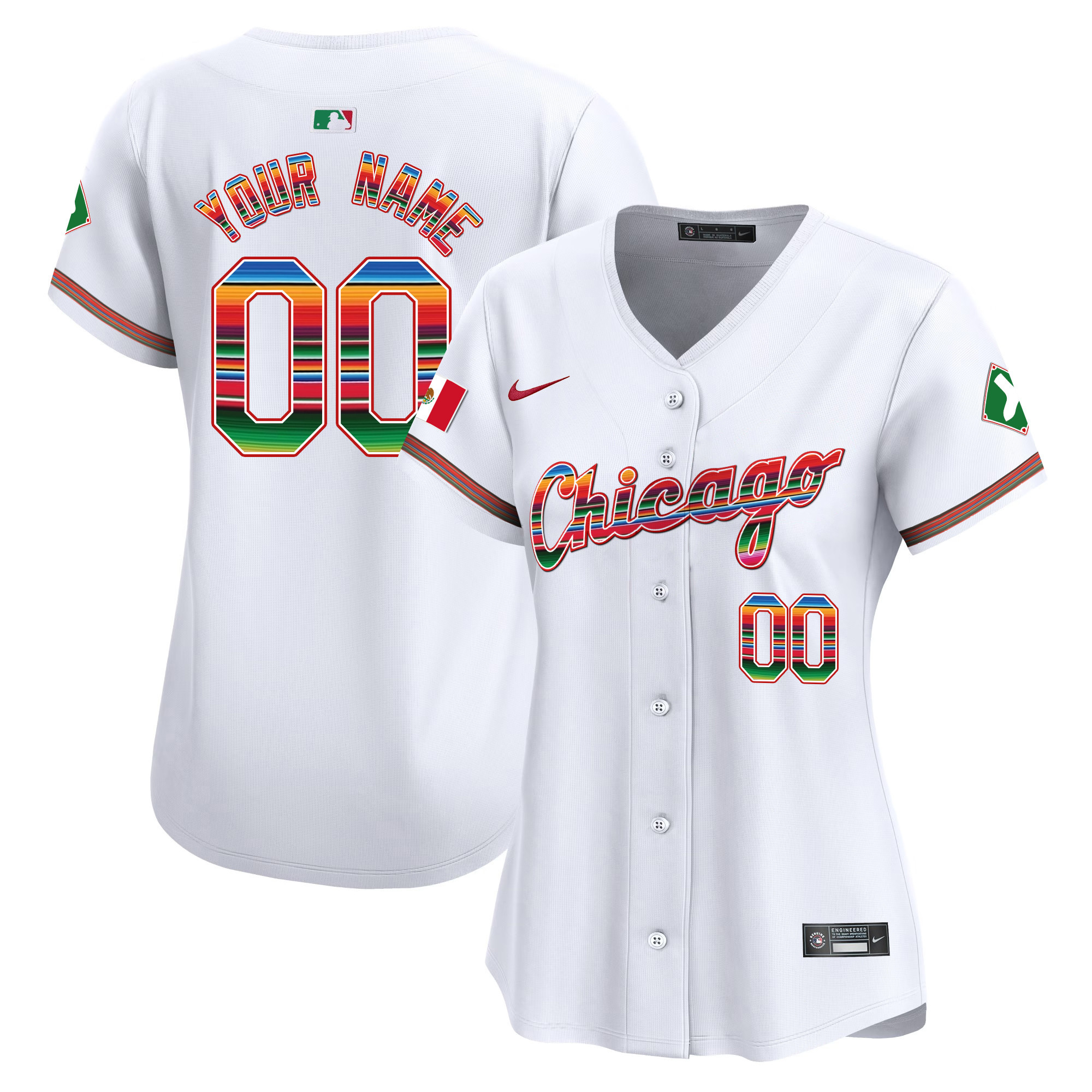 Chicago White Sox Mexico Vapor Premier Limited Custom Jersey V3- All Stitched