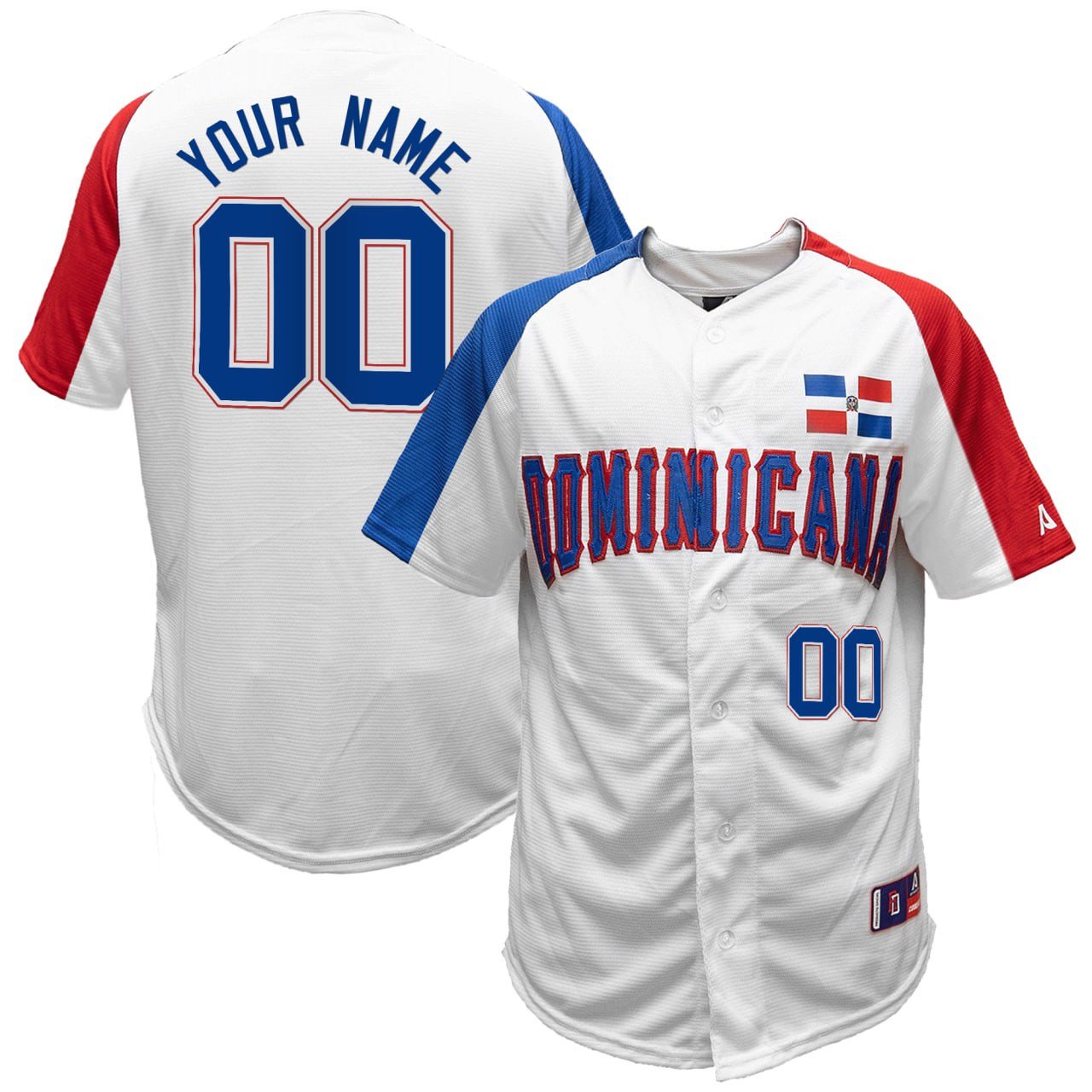 Dominican Republic Baseball Custom Jersey - All Stitched