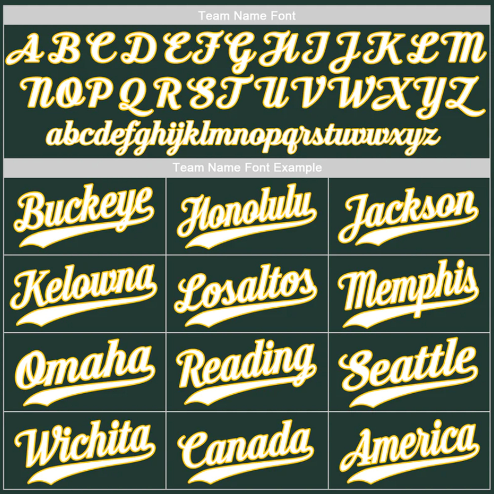 Green White - Gold Custom Baseball Jersey