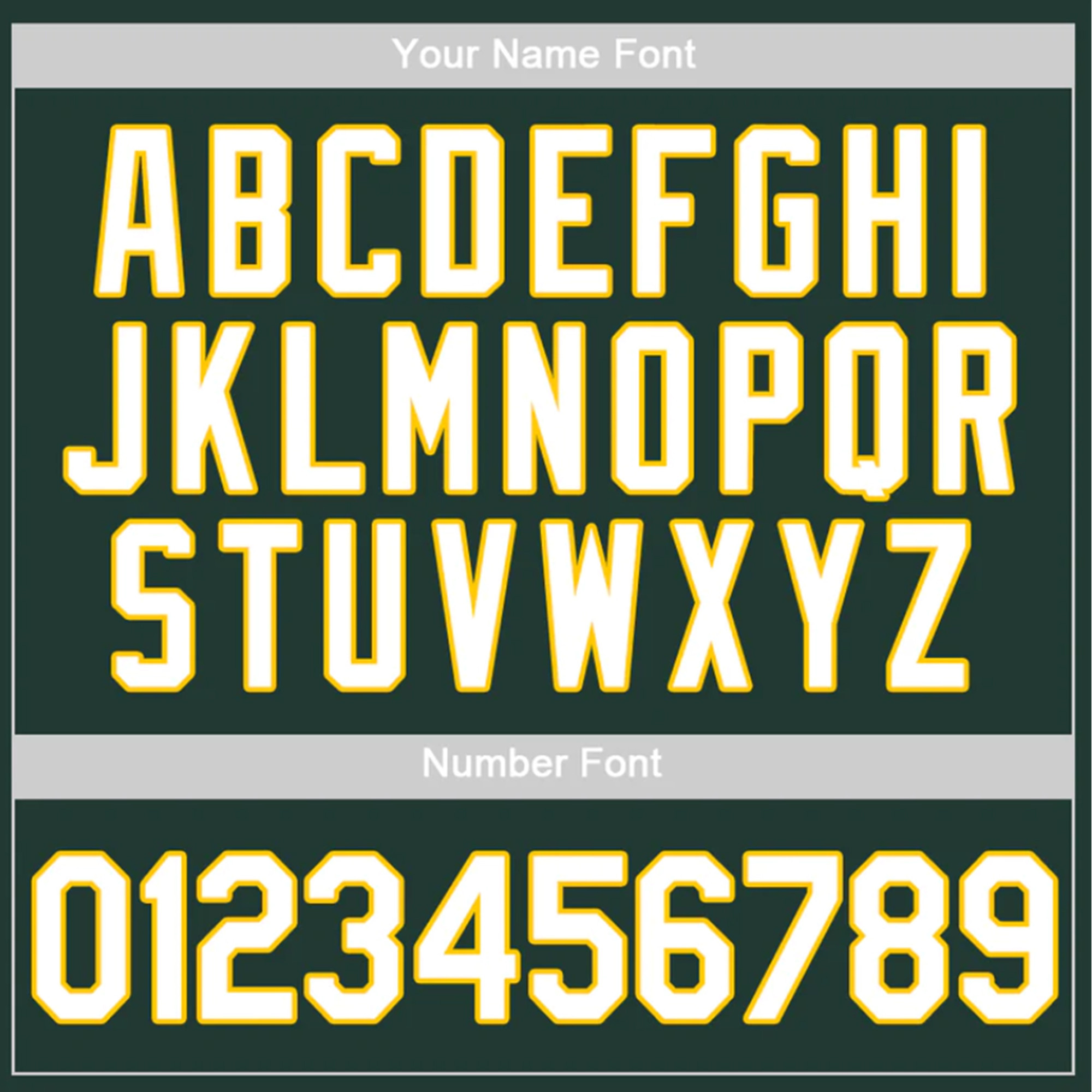 Green White - Gold Custom Baseball Jersey