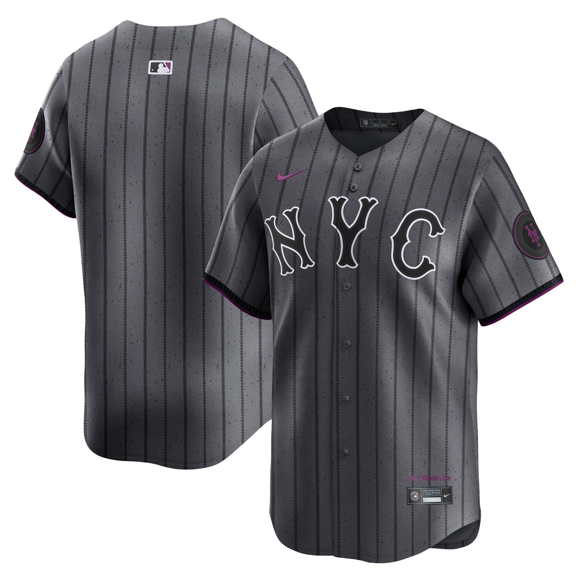 Men's 2024 City Connect Vapor Premier Limited Jersey - Graphite - All Stitched