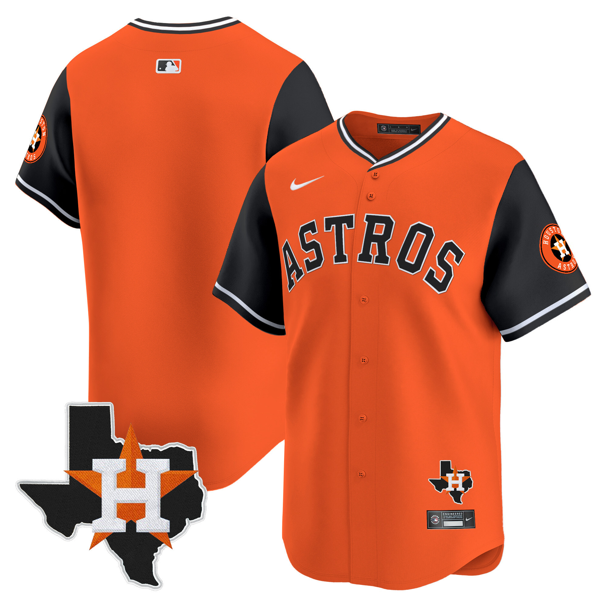 Men's Astros Nicknames Vapor Premier Limited Jersey - All Stitched