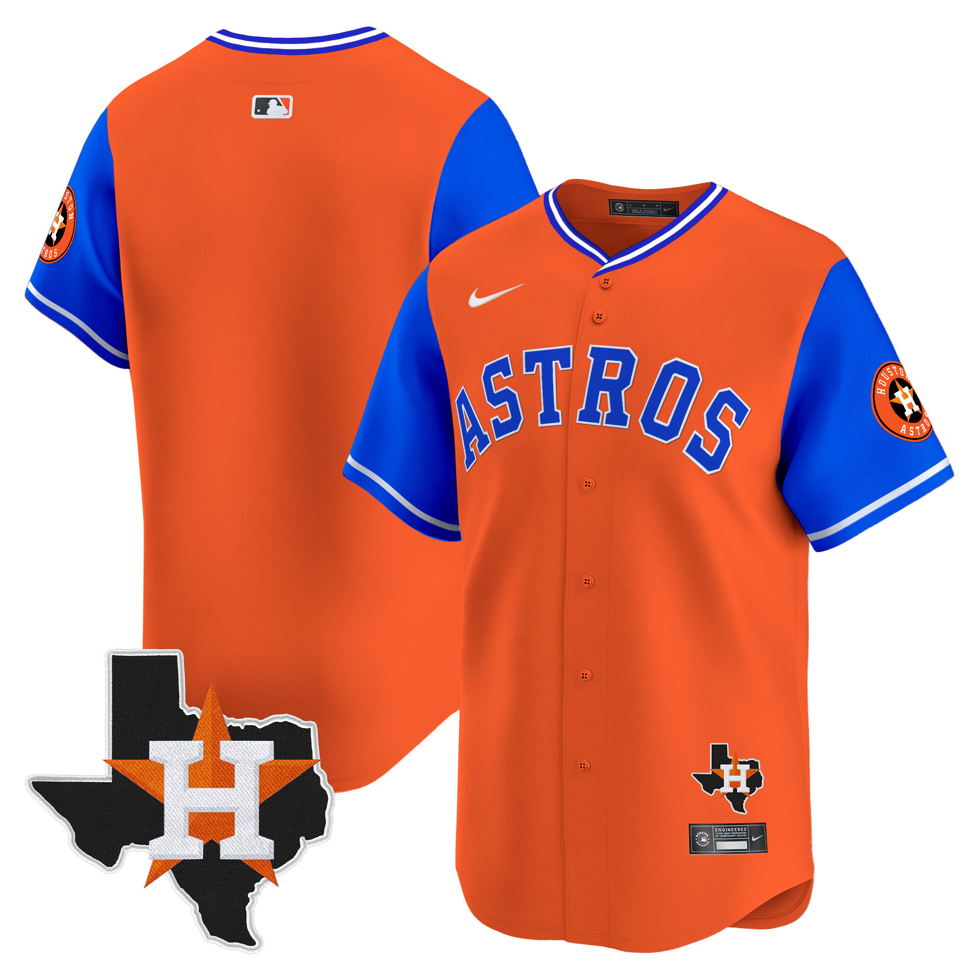 Men's Astros Nicknames Vapor Premier Limited Jersey - All Stitched
