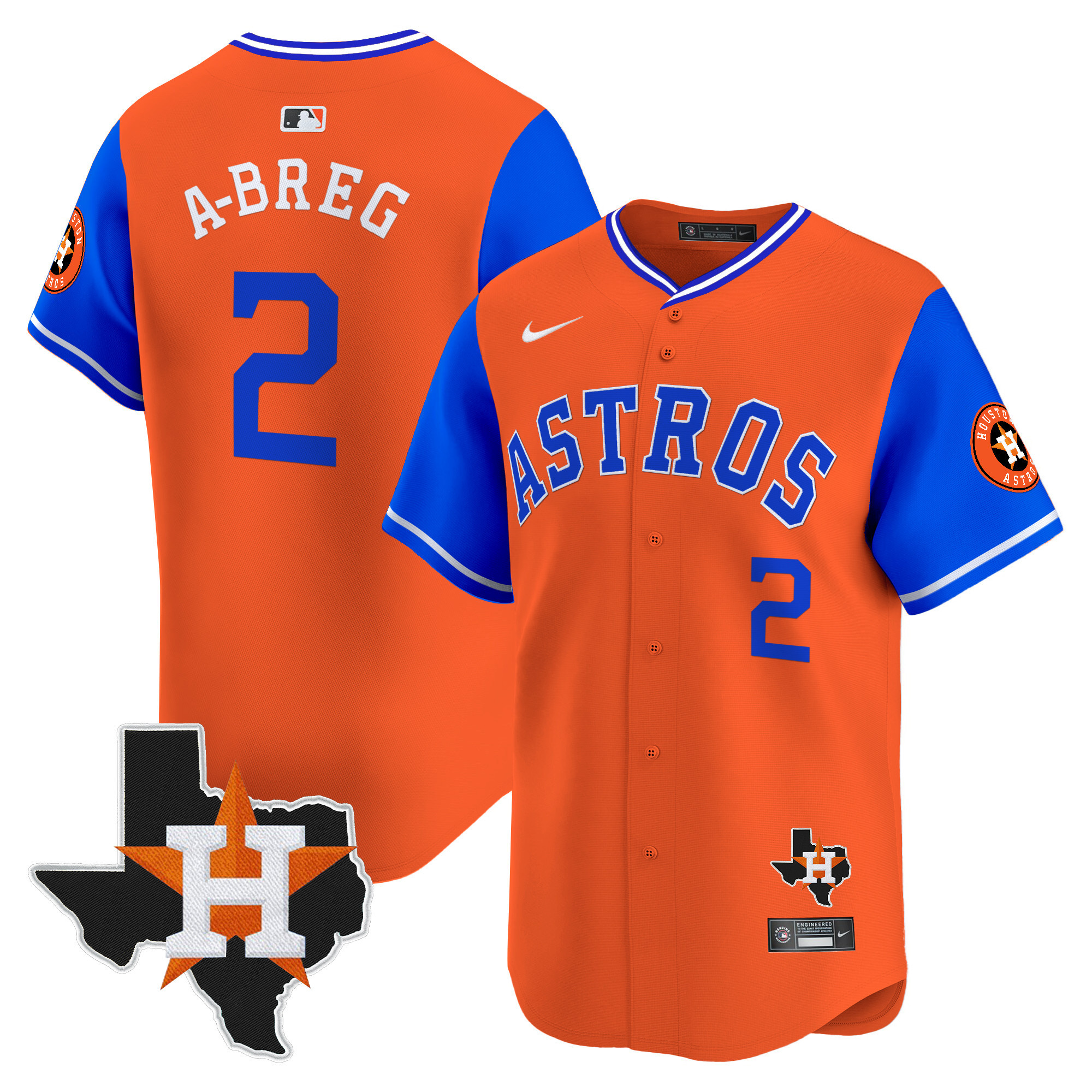 Men's Astros Nicknames Vapor Premier Limited Jersey - All Stitched