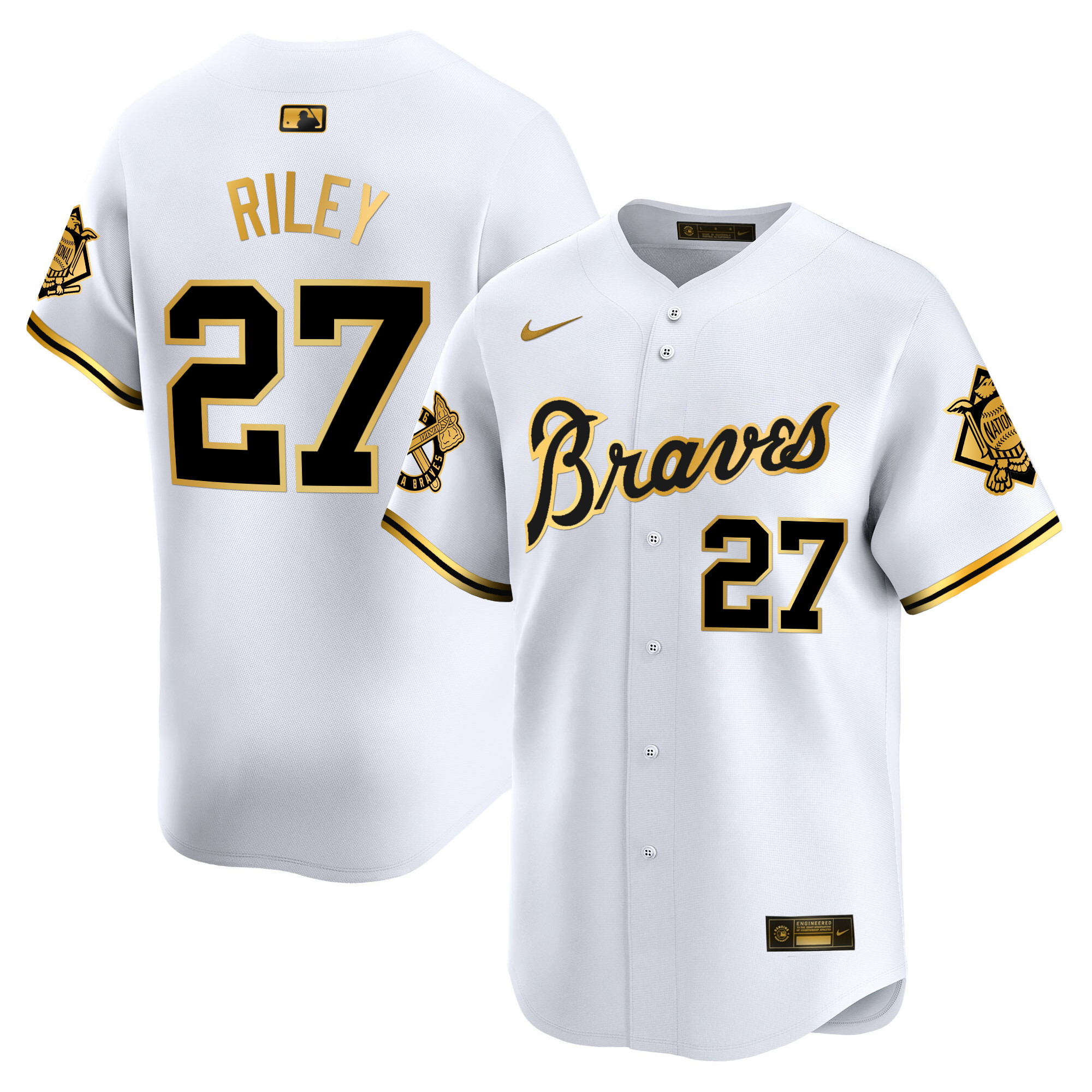 Men's Atlanta Braves Peaches n' Cream Vapor Premier Limited Jersey - All Stitched