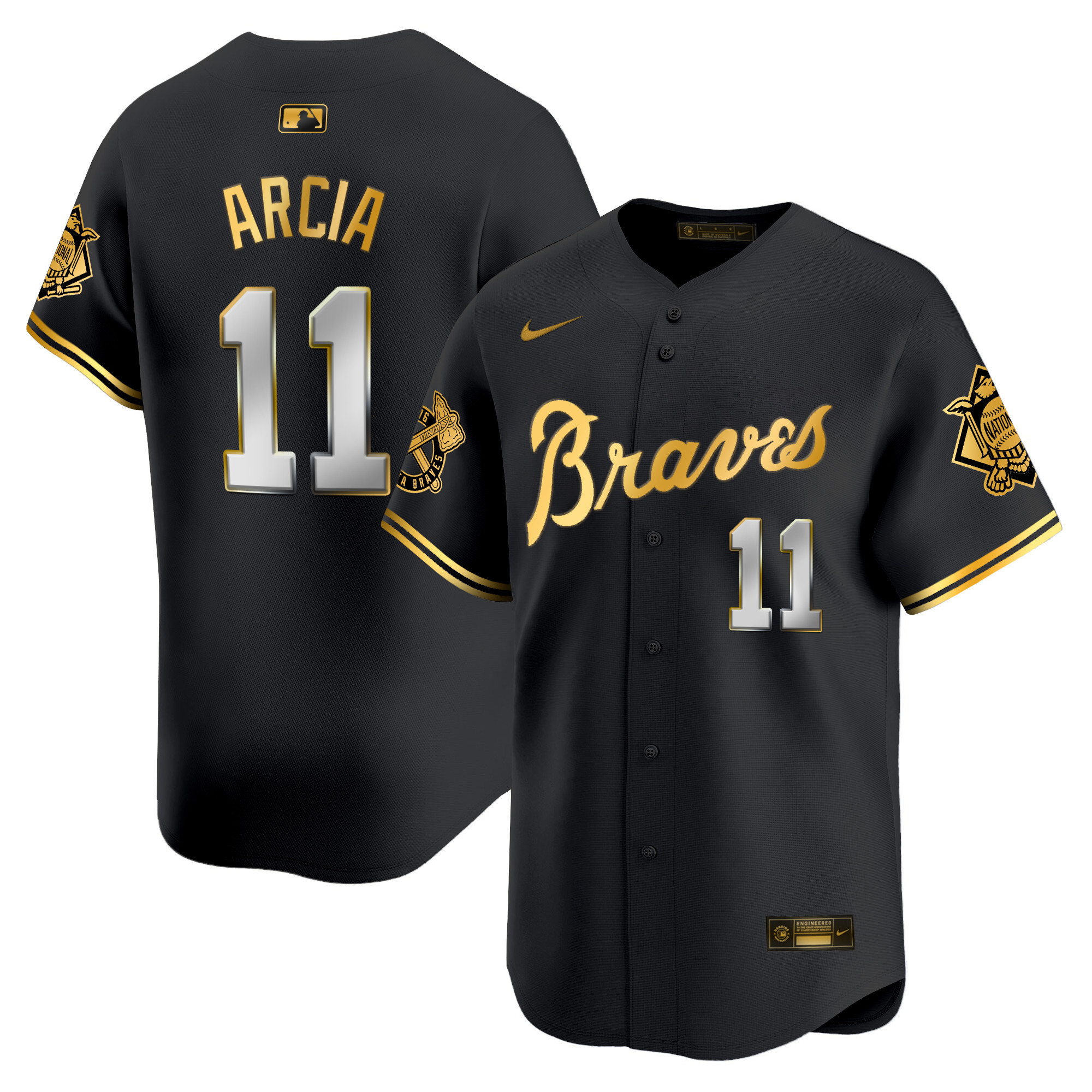 Men's Atlanta Braves Peaches n' Cream Vapor Premier Limited Jersey - All Stitched