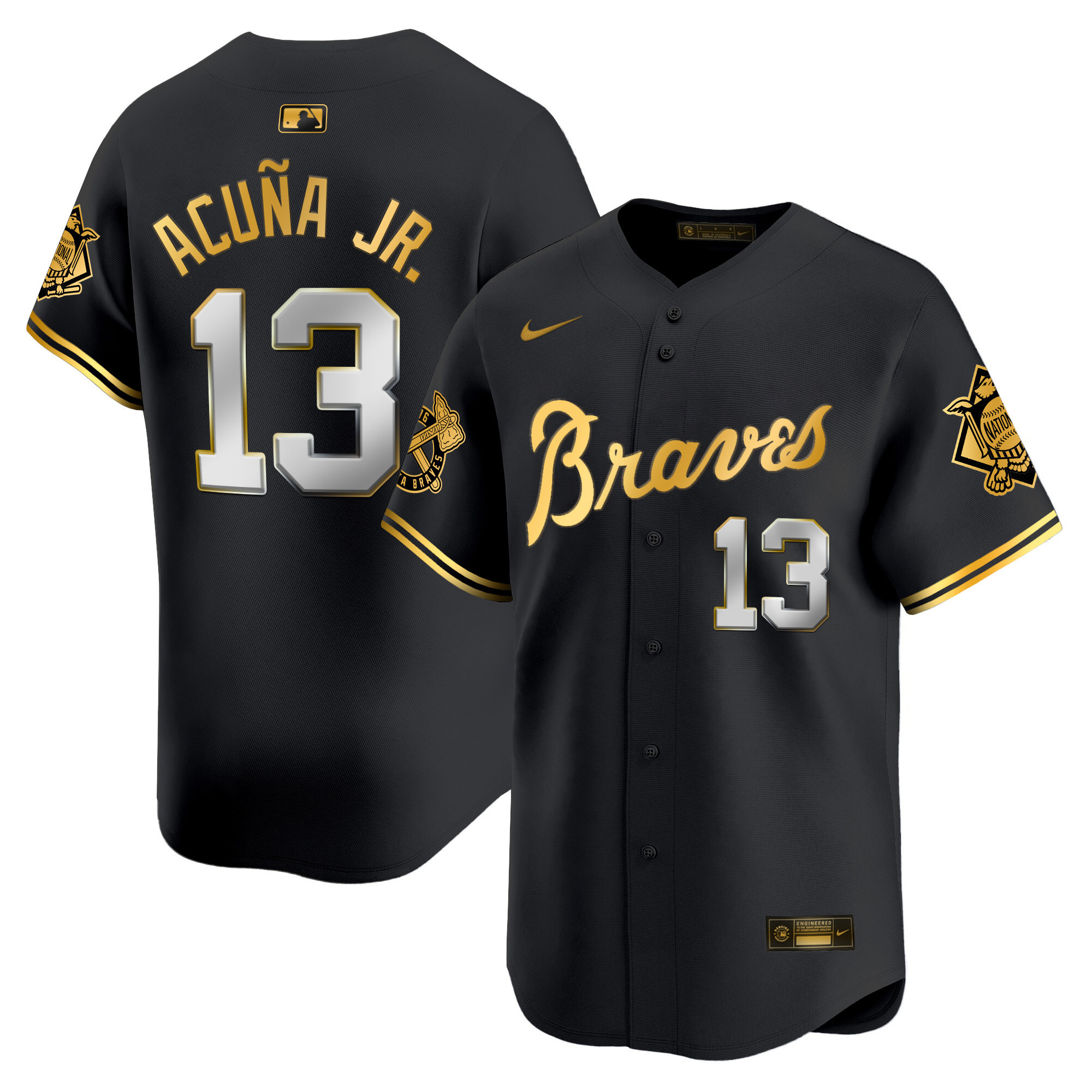 Men's Atlanta Braves Peaches n' Cream Vapor Premier Limited Jersey - All Stitched