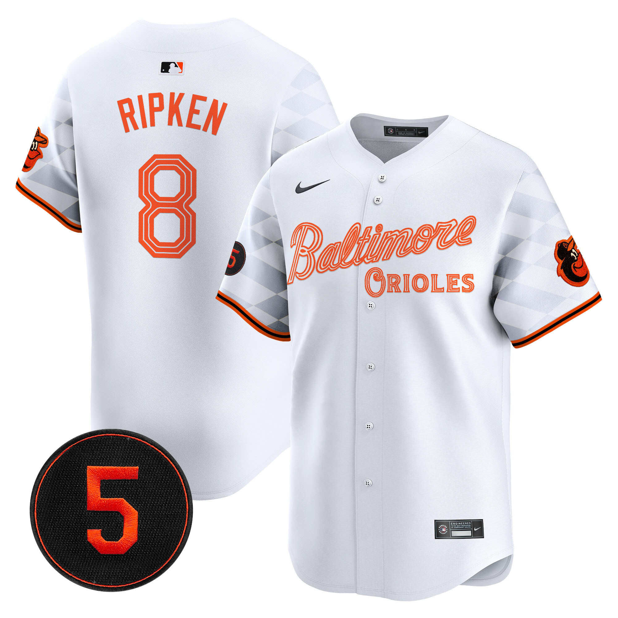 Men’s Baltimore Orioles City Light Vapor Premier Limited Jersey - All Stitched