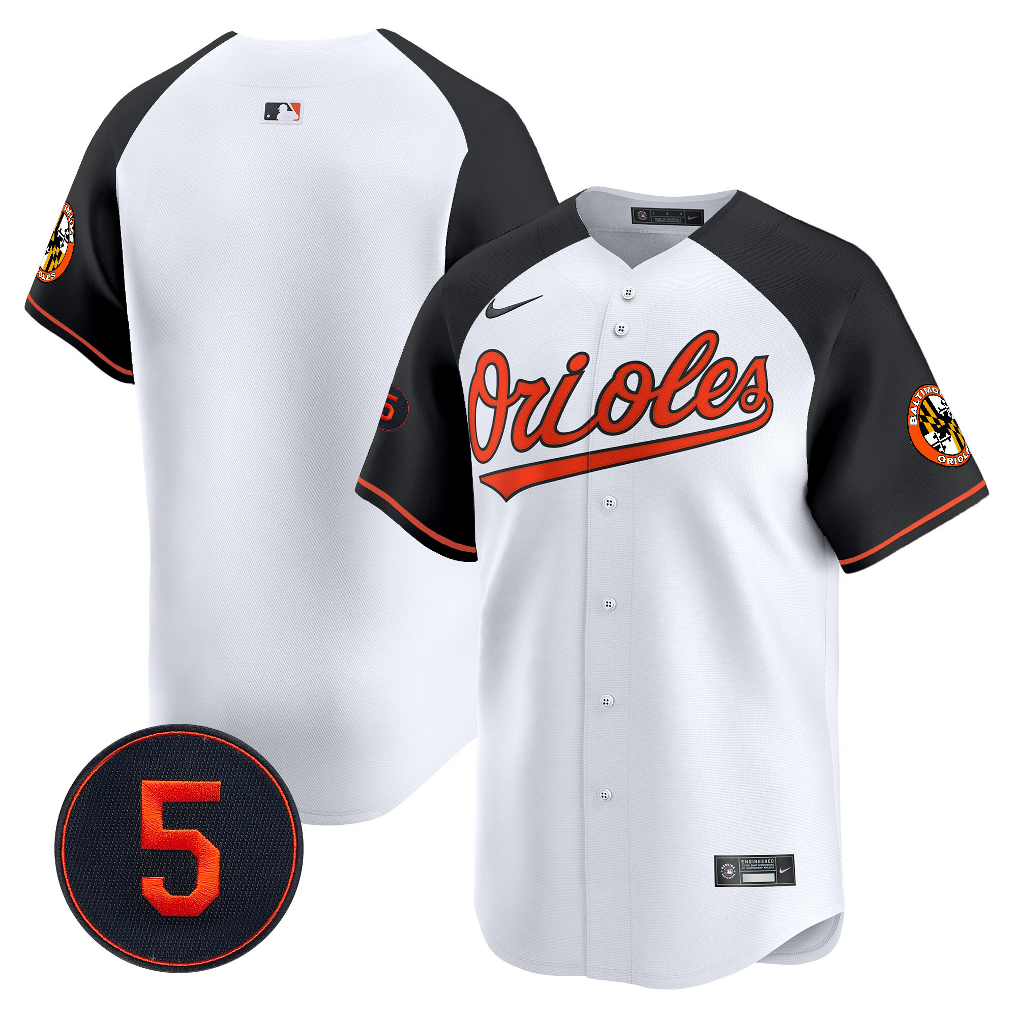 Men’s Baltimore Orioles Robinson Patch Vapor Premier Limited Jersey V2 - All Stitched