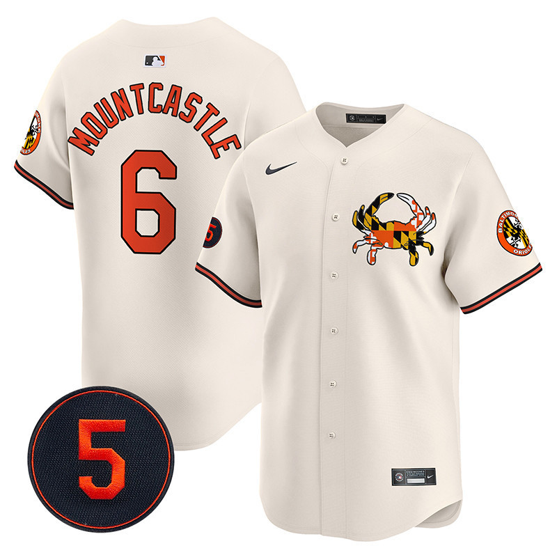 Men’s Baltimore Orioles Robinson Patch Vapor Premier Limited Jersey V3 - All Stitched