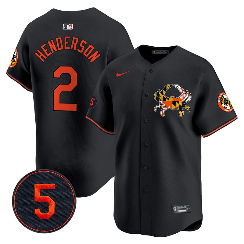 Men’s Baltimore Orioles Robinson Patch Vapor Premier Limited Jersey V3 - All Stitched