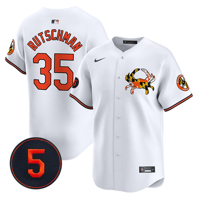 Men’s Baltimore Orioles Robinson Patch Vapor Premier Limited Jersey V3 - All Stitched