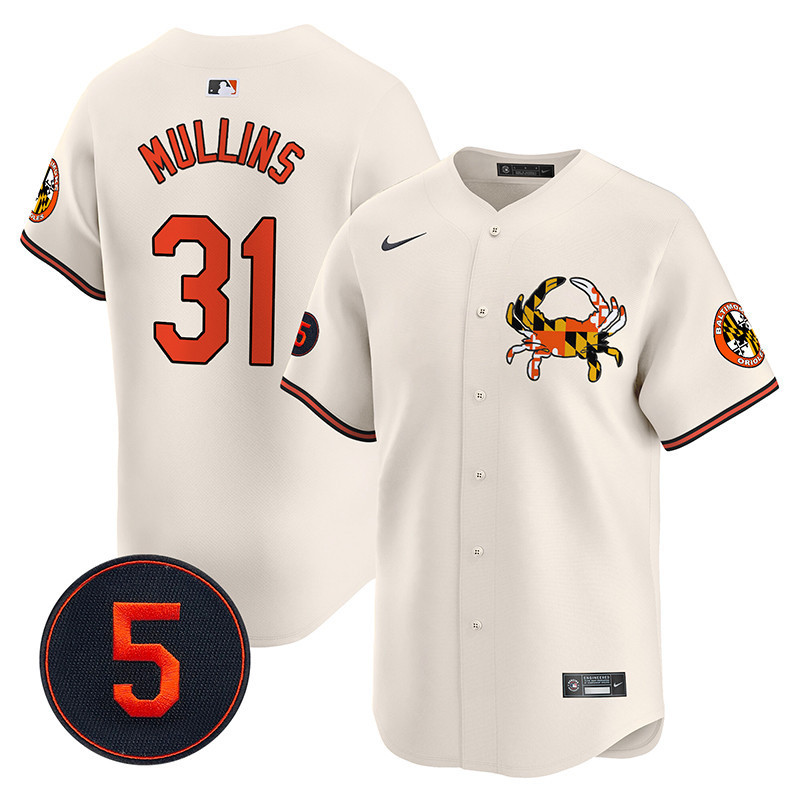 Men’s Baltimore Orioles Robinson Patch Vapor Premier Limited Jersey V3 - All Stitched
