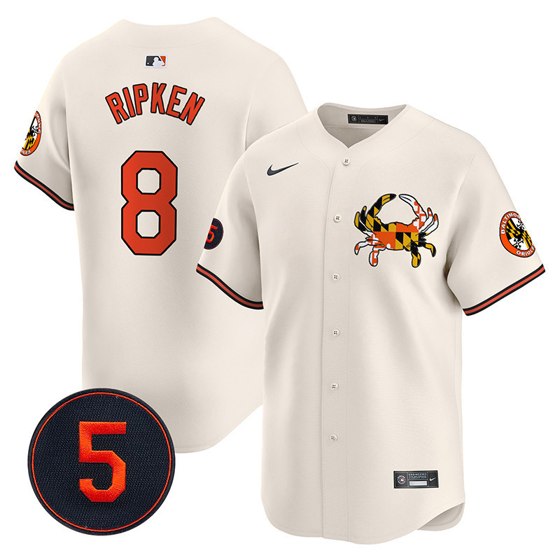 Men’s Baltimore Orioles Robinson Patch Vapor Premier Limited Jersey V3 - All Stitched