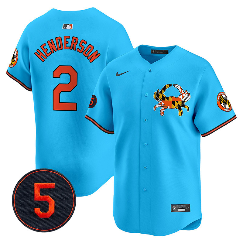 Men’s Baltimore Orioles Robinson Patch Vapor Premier Limited Jersey V3 - All Stitched