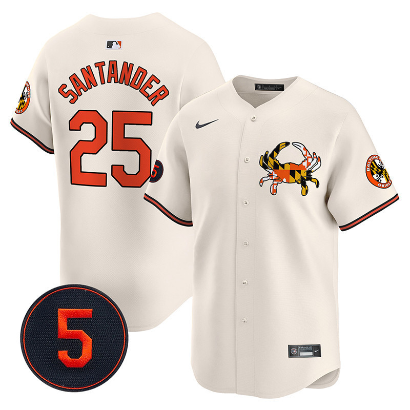 Men’s Baltimore Orioles Robinson Patch Vapor Premier Limited Jersey V3 - All Stitched