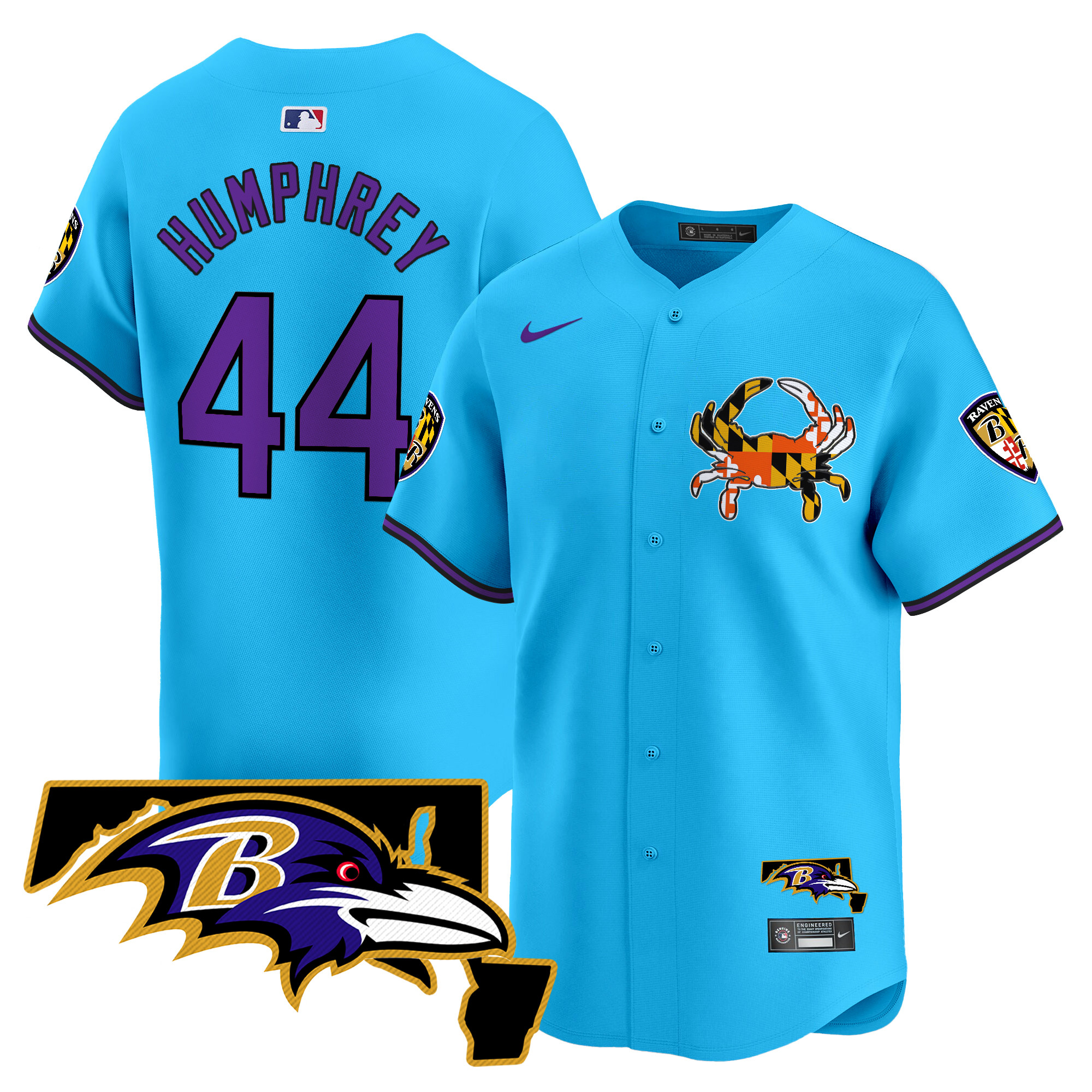 Men's Baltimore Ravens 2024 Vapor Premier Baseball Jersey V2 - All Stitched