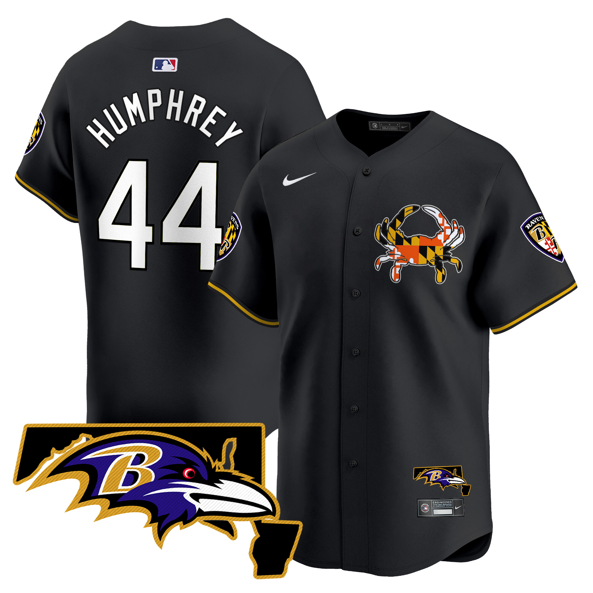 Men's Baltimore Ravens 2024 Vapor Premier Baseball Jersey V2 - All Stitched