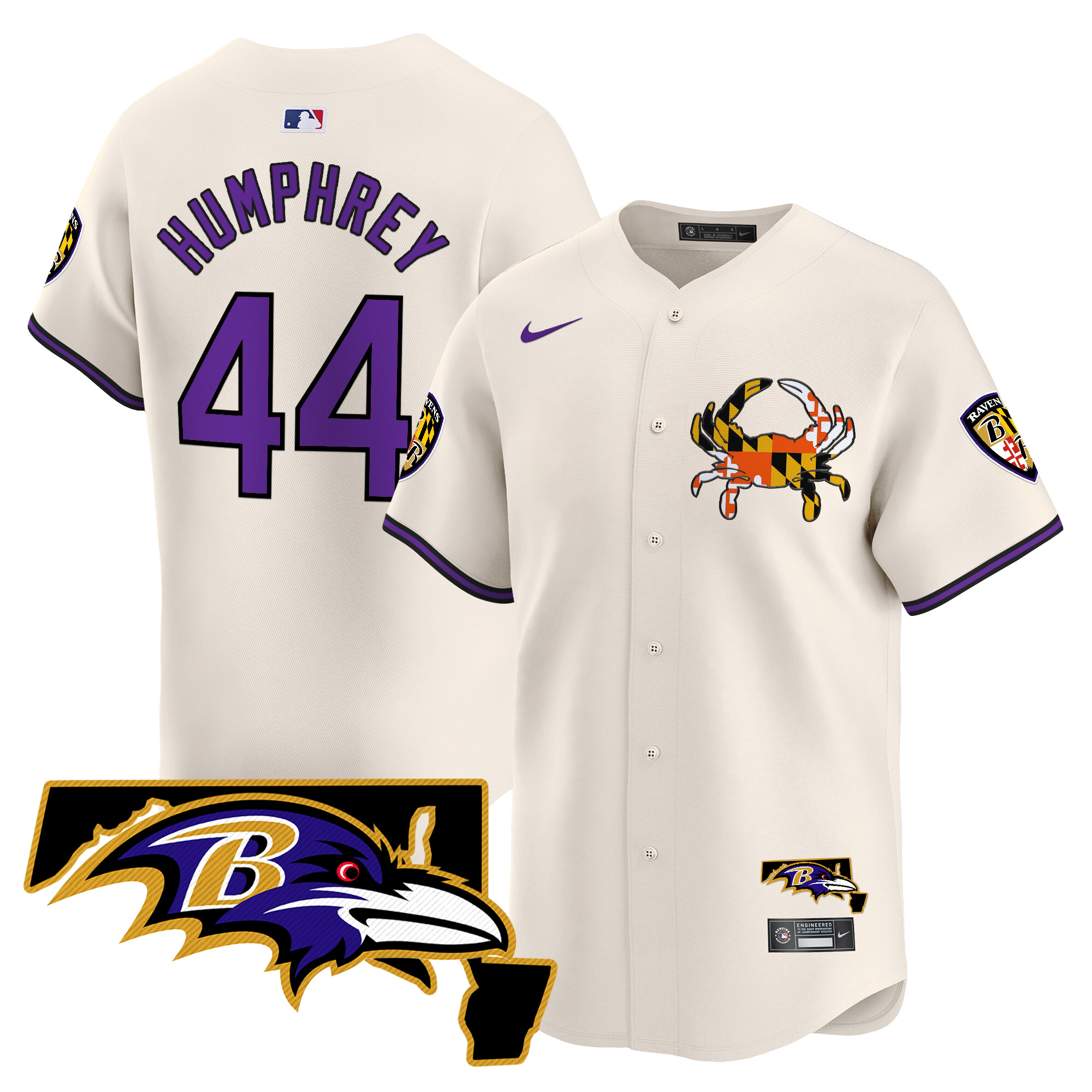 Men's Baltimore Ravens 2024 Vapor Premier Baseball Jersey V2 - All Stitched