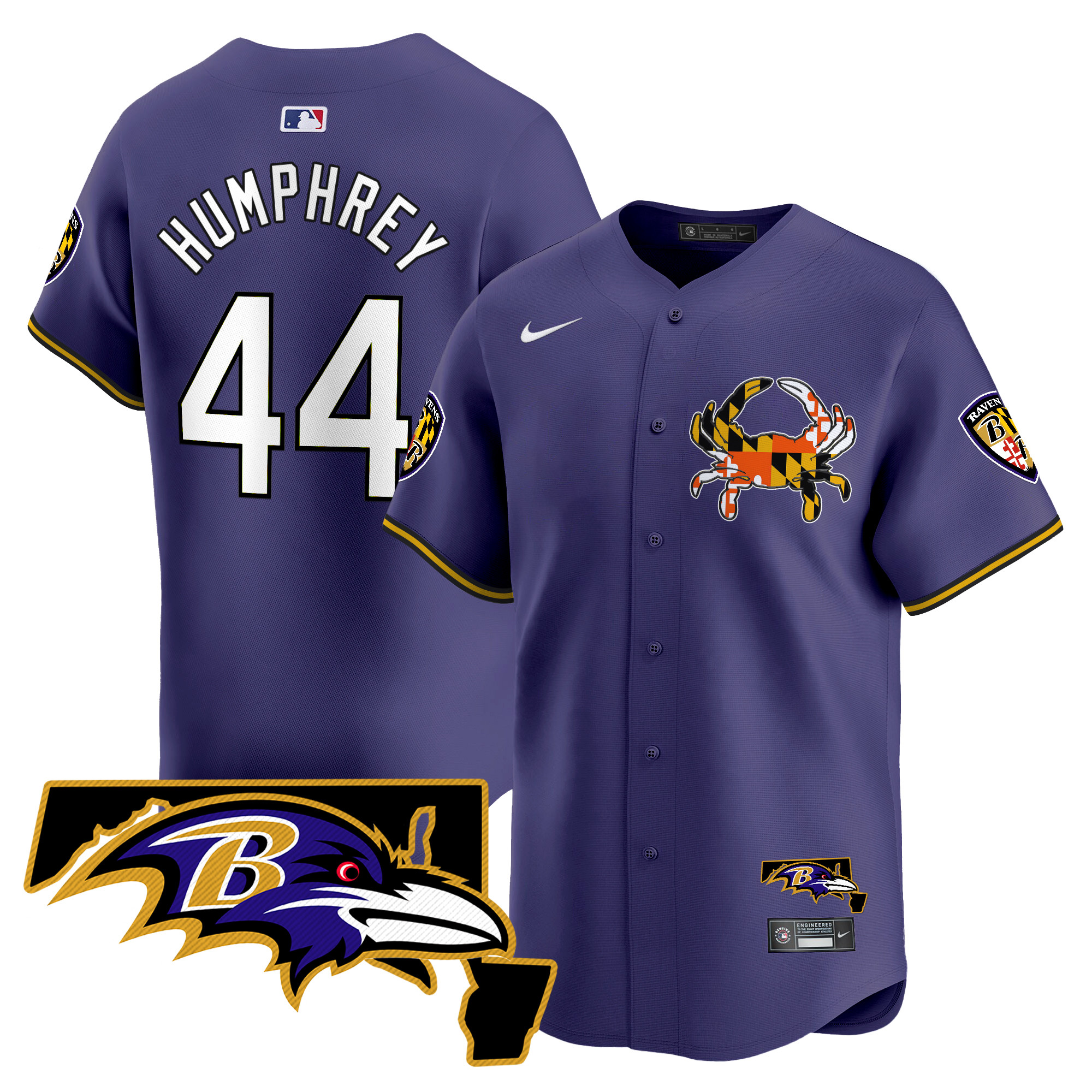 Men's Baltimore Ravens 2024 Vapor Premier Baseball Jersey V2 - All Stitched