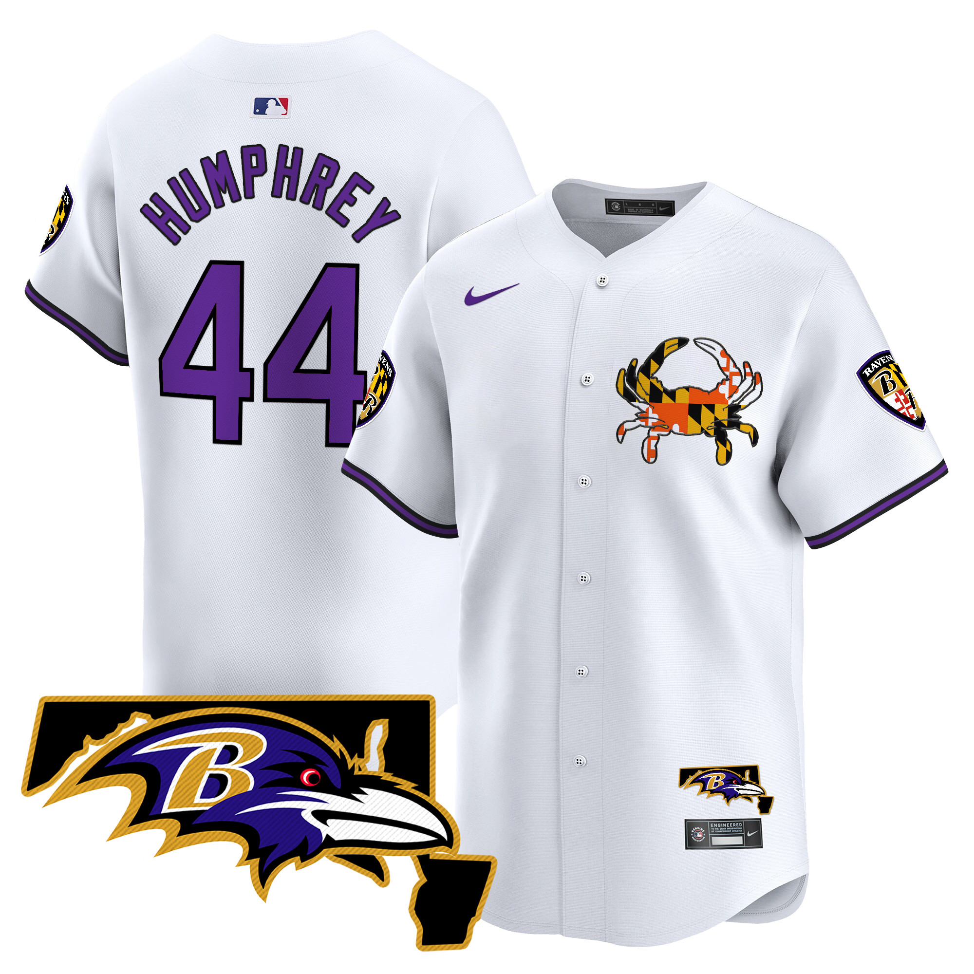 Men's Baltimore Ravens 2024 Vapor Premier Baseball Jersey V2 - All Stitched