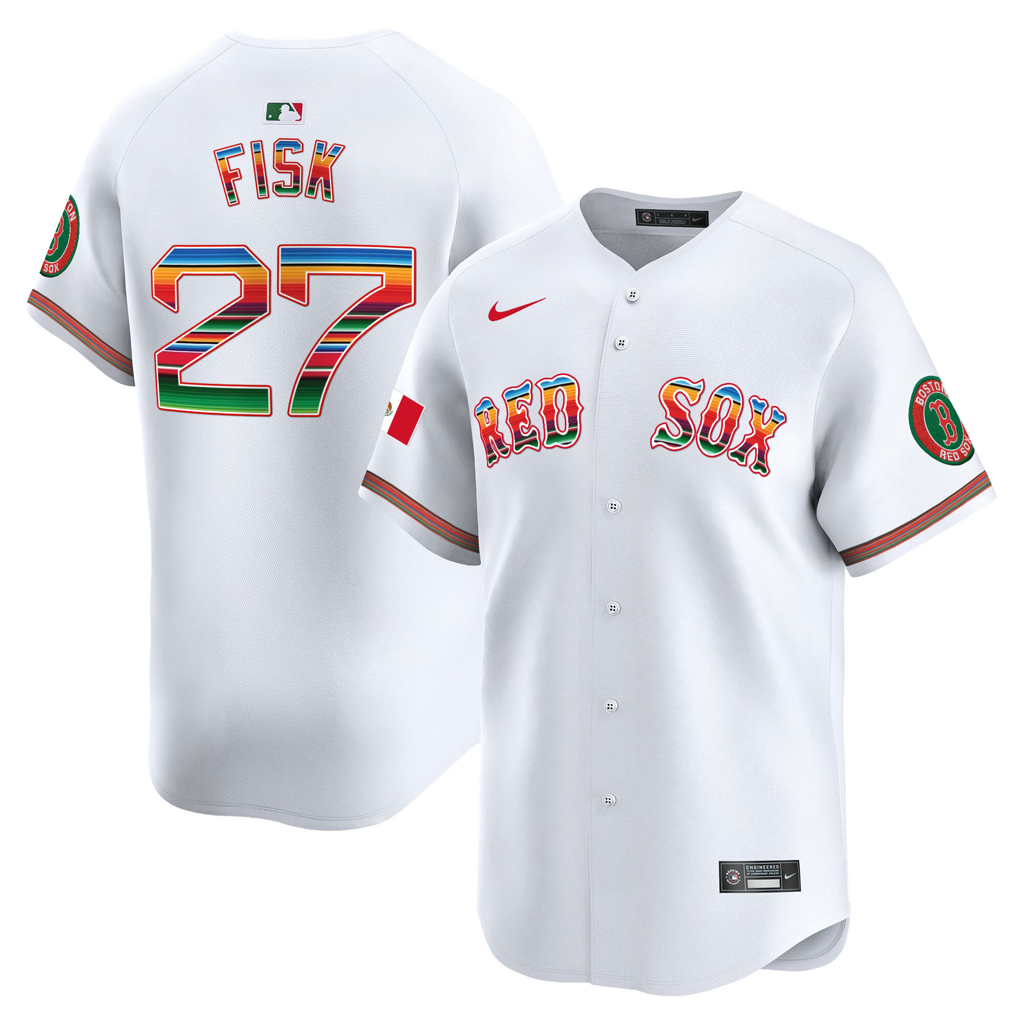 Men's Boston Red Sox Mexico Vapor Premier Limited Jersey - All Stitched