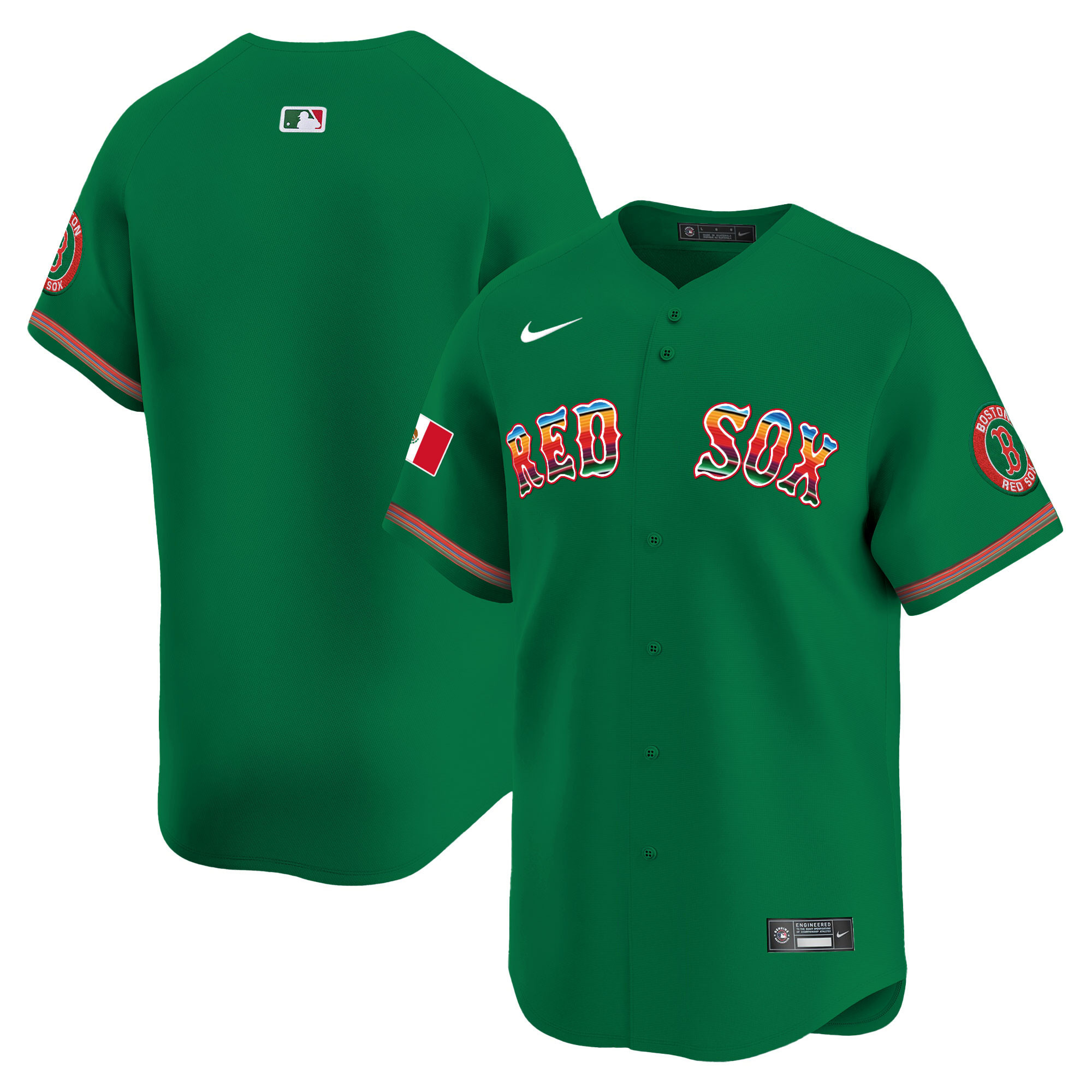 Men's Boston Red Sox Mexico Vapor Premier Limited Jersey - All Stitched