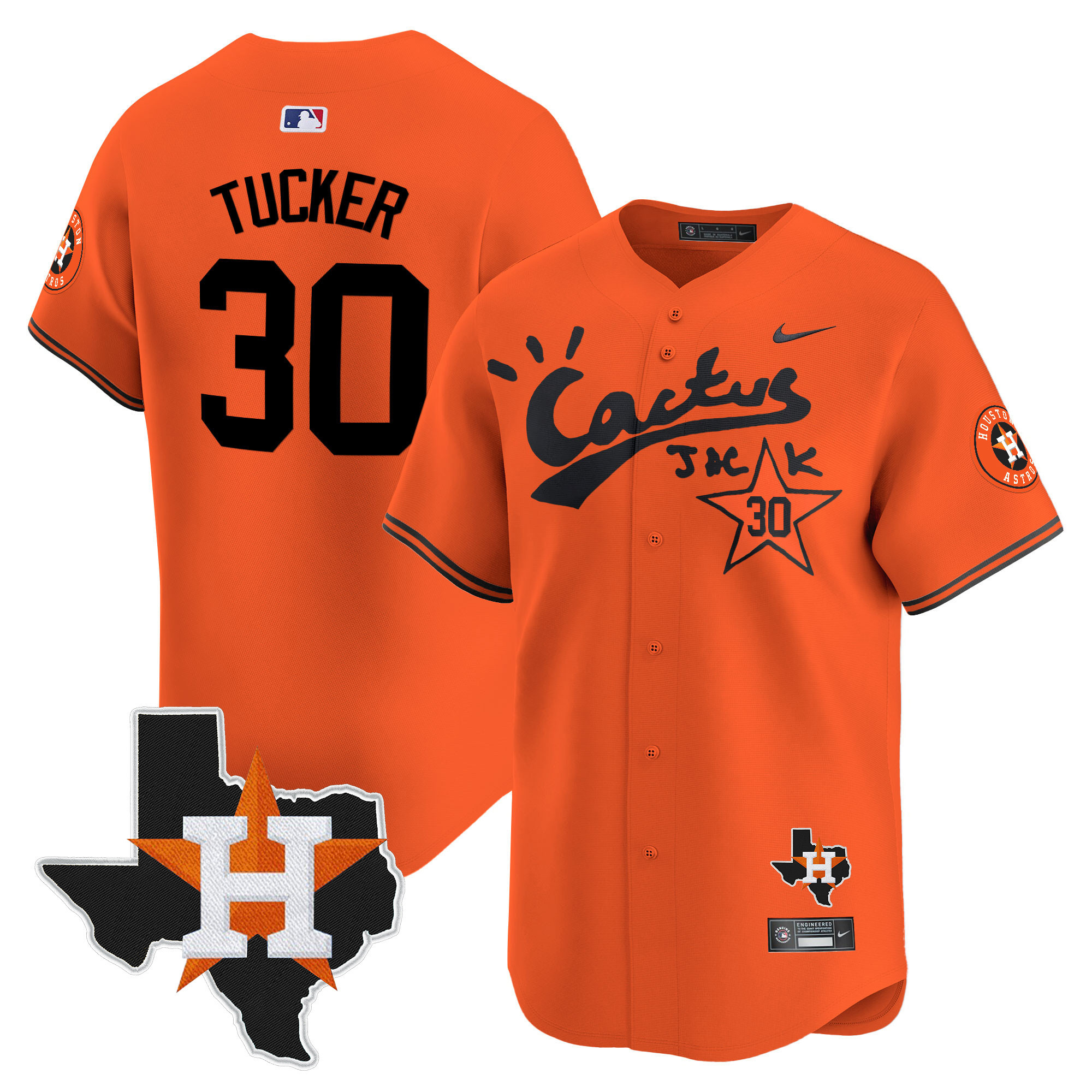 Men's Cactus Jack Patch Vapor Premier Limited Jersey - All Stitched