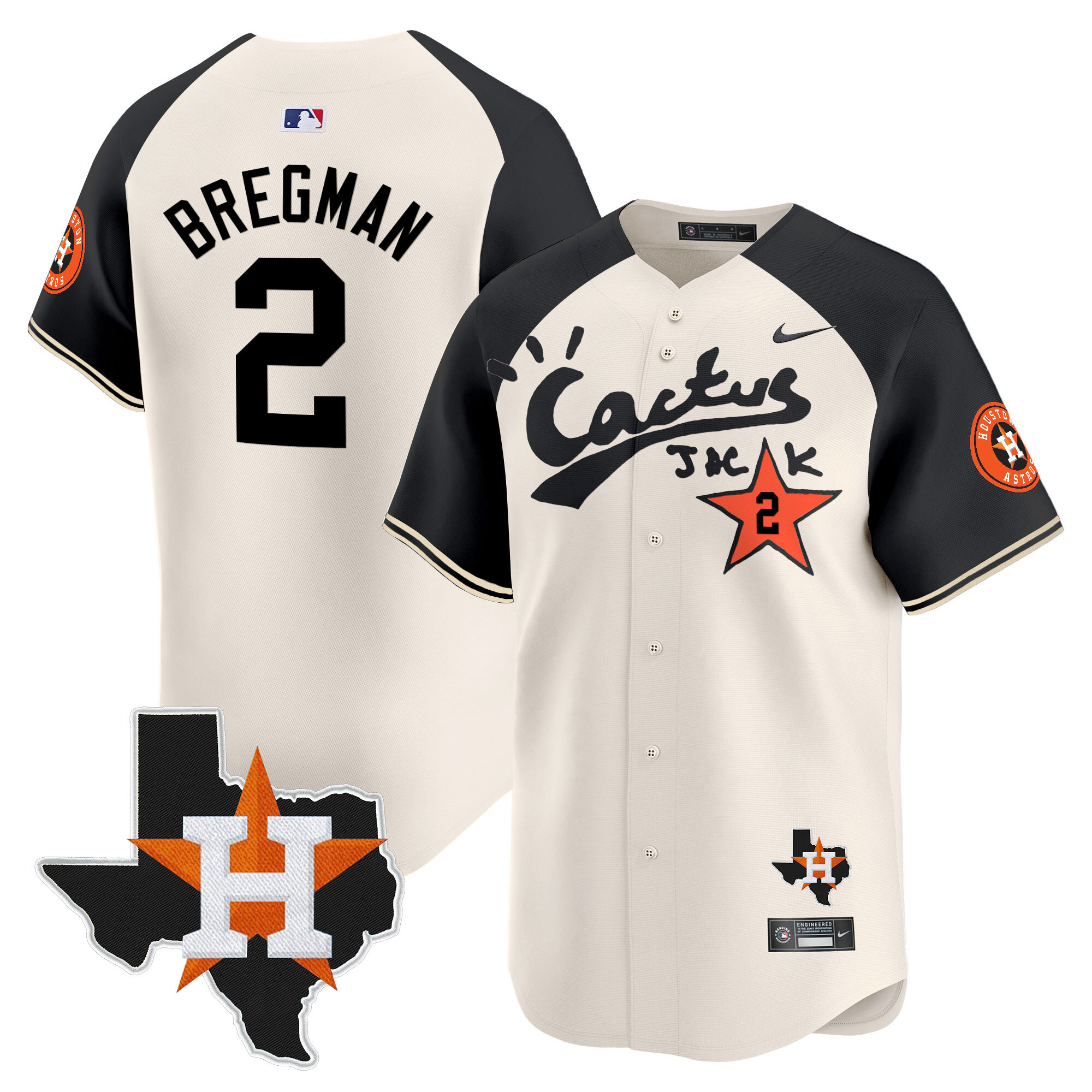 Men's Cactus Jack Patch Vapor Premier Limited Jersey - All Stitched