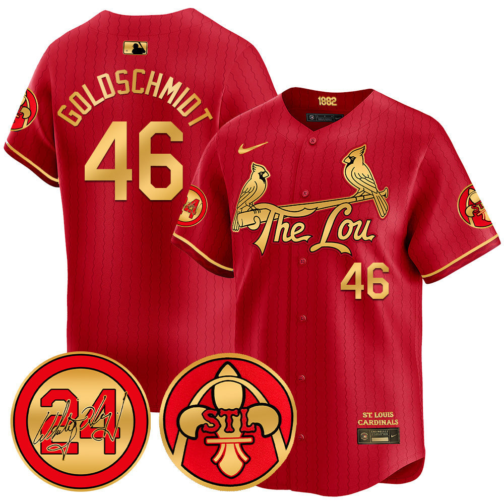 Men's Cardinals 2024 City Connect Whitey Herzog Patch Vapor Premier Limited Jersey V2 - All Stitched