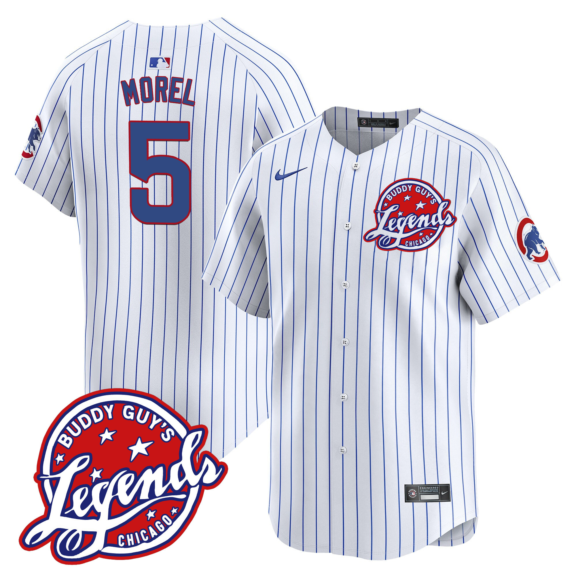 Men's Chicago Cubs Buddy Guy's Legends Vapor Premier Limited Jersey - All Stitched