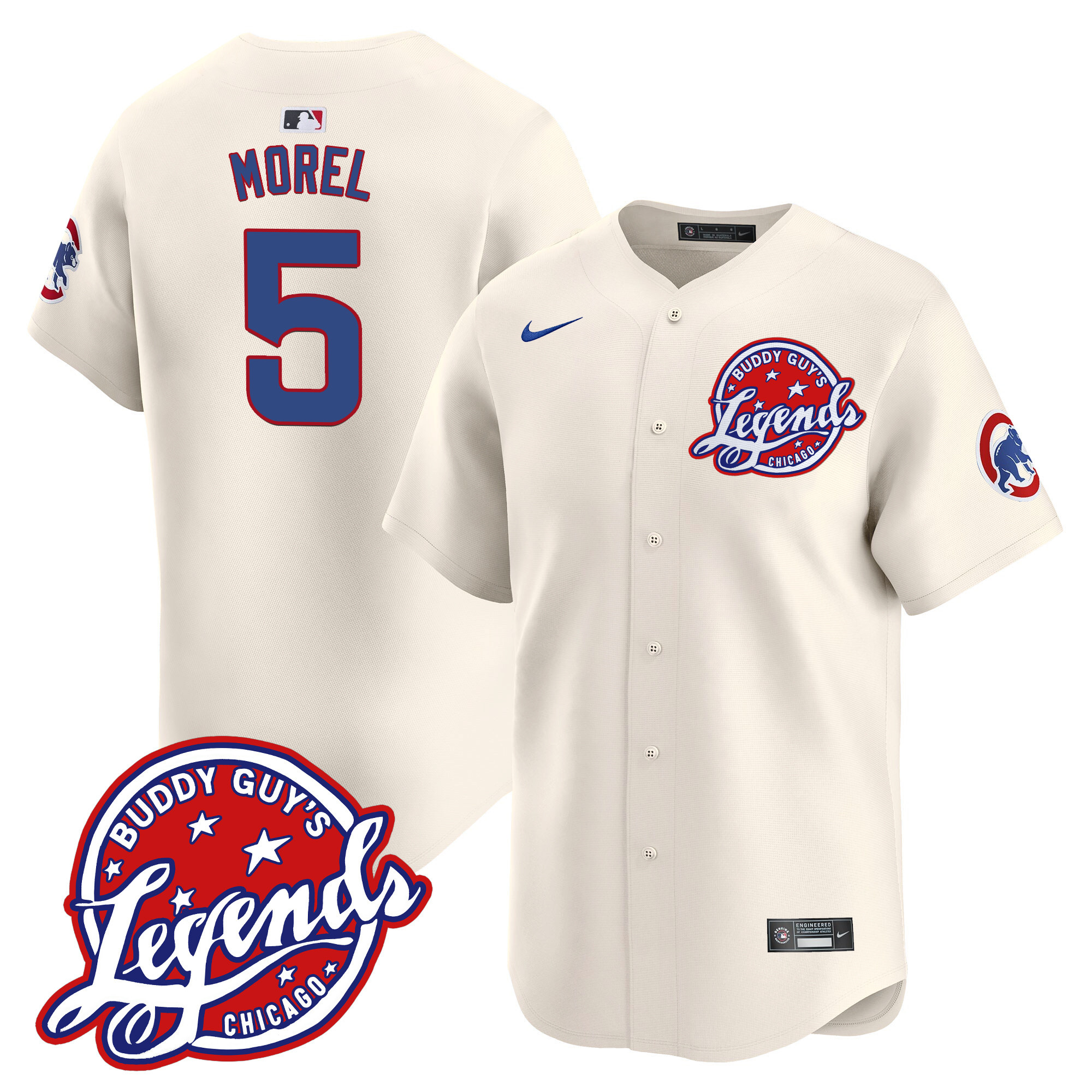 Men's Chicago Cubs Buddy Guy's Legends Vapor Premier Limited Jersey - All Stitched